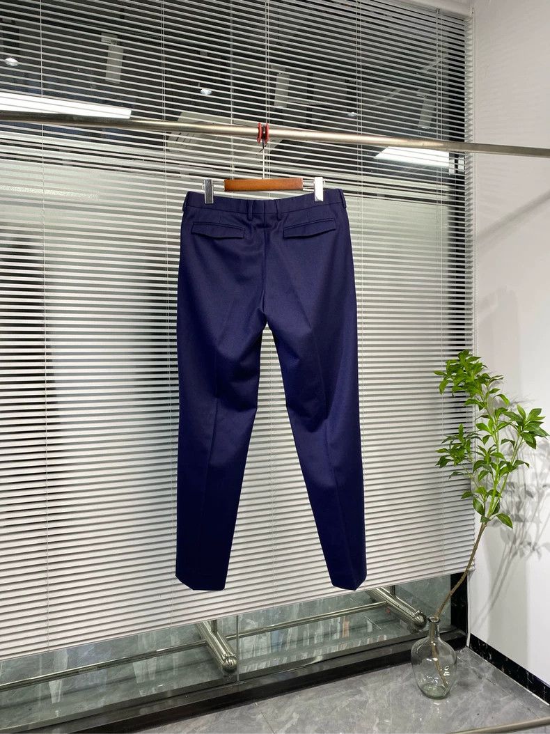 Dior Dior Wool Casual Trousers in Blue Size US 32 / EU 48 - 2 Thumbnail