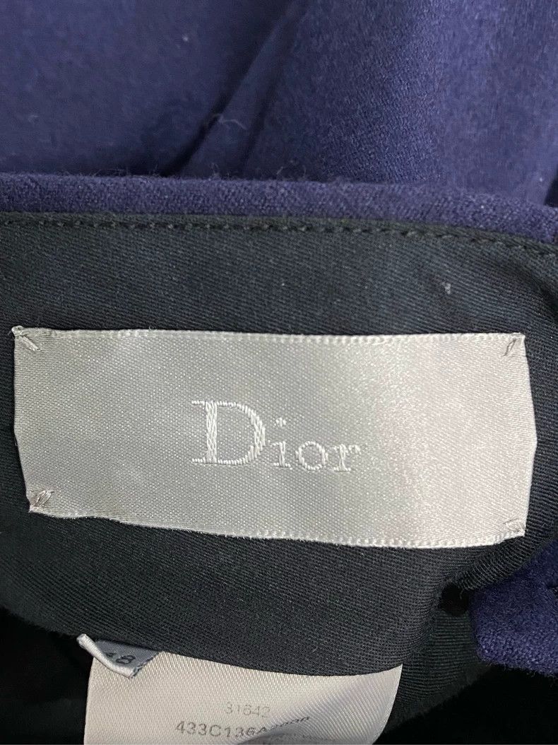 Dior Dior Wool Casual Trousers in Blue Size US 32 / EU 48 - 3 Thumbnail