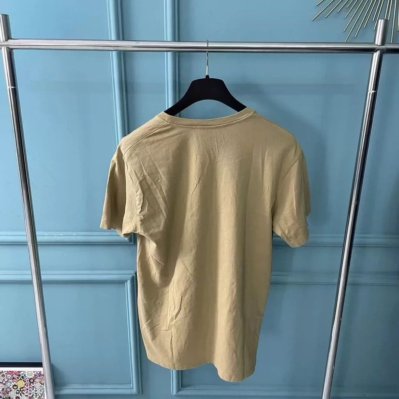 Gucci Gucci Khaki Dog Logo Short Sleeve T-Shirt Size US M / EU 48-50 / 2 - 2 Thumbnail
