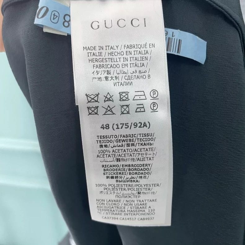 Gucci Gucci Silk Country Flag Logo Shirt Size US M / EU 48-50 / 2 - 5 Thumbnail