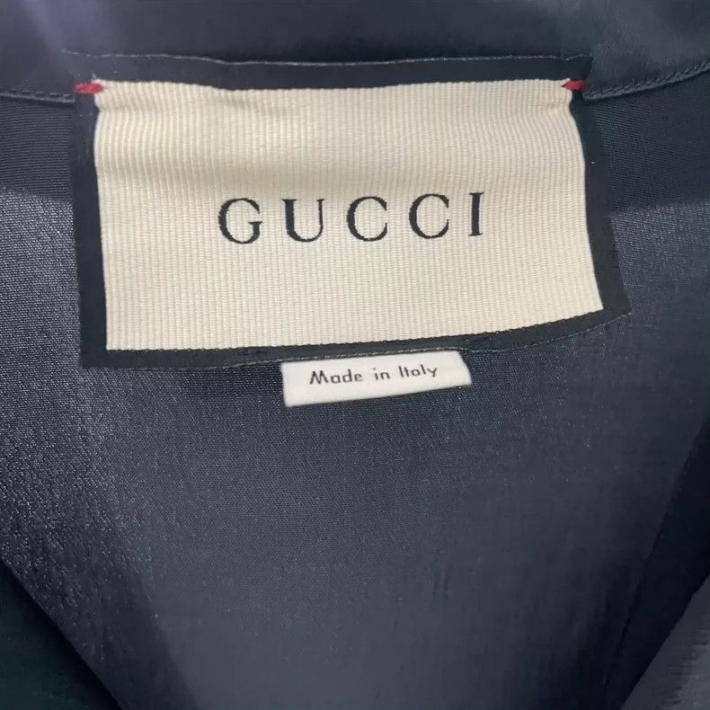 Gucci Gucci Silk Country Flag Logo Shirt Size US M / EU 48-50 / 2 - 4 Thumbnail