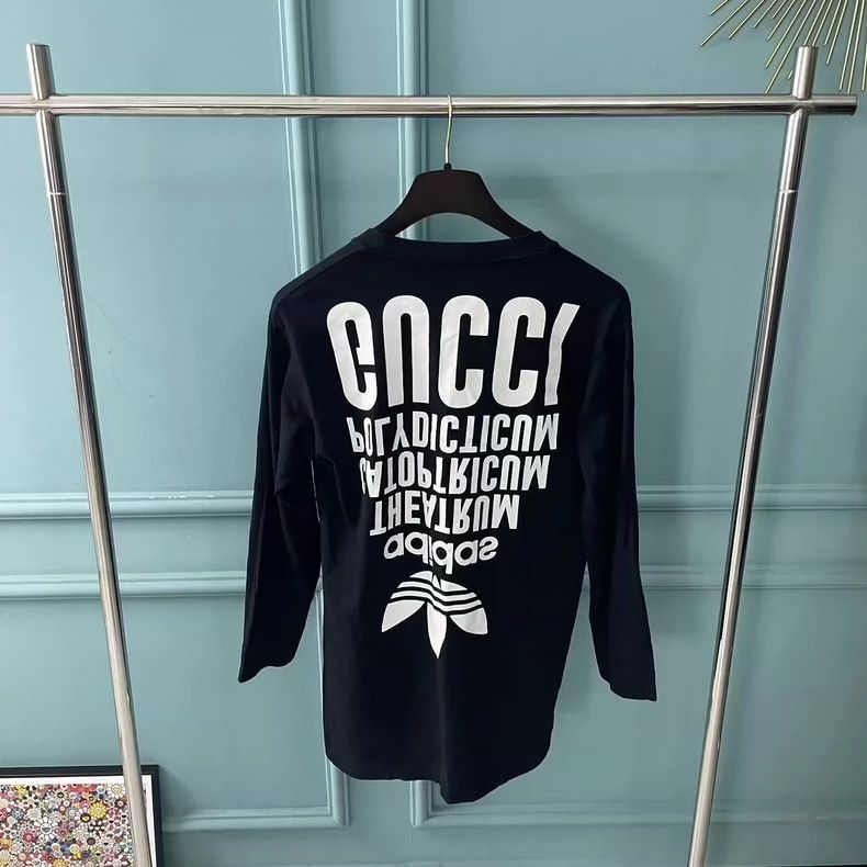 Gucci Gucci Adidas Long Sleeve Collaboration Shirt Size US XXS / EU 40 - 2 Thumbnail