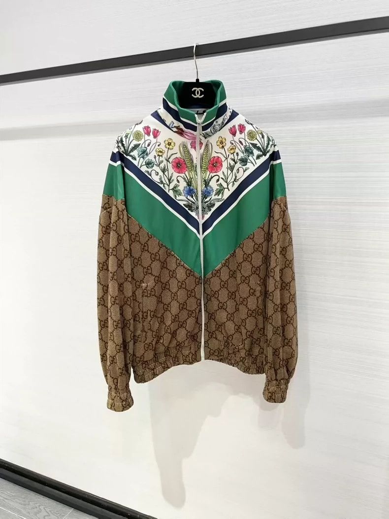 Gucci Gucci Floral Logo Zip Jacket Size US XS / EU 42 / 0 - 2 Thumbnail