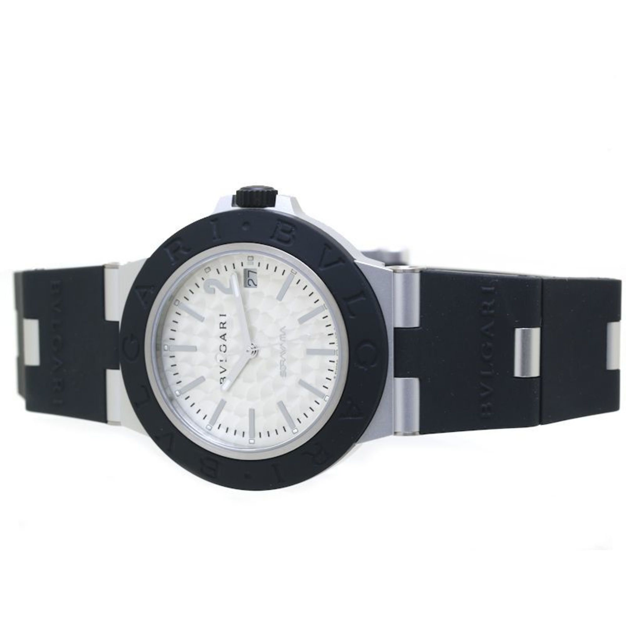 Bvlgari BVLGARI BB40AT 103703 Aluminum Hajime Sorayama Collaboration Date 1000 Pieces Limited Edition Rubber Men's 39810 Watch Size ONE SIZE - 3 Thumbnail