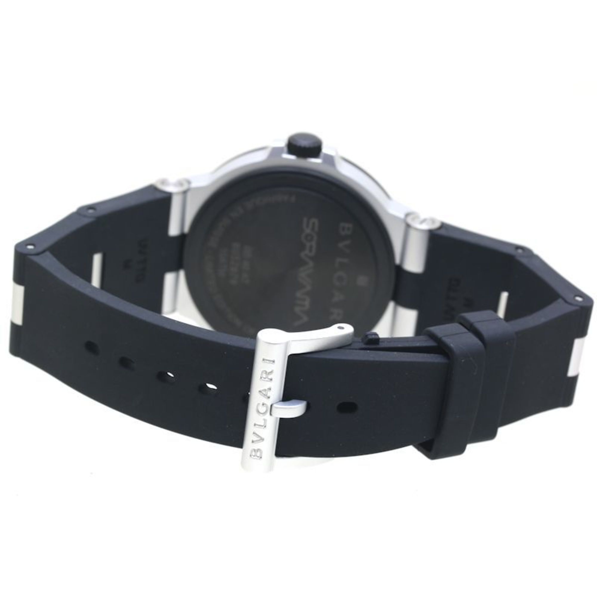 Bvlgari BVLGARI BB40AT 103703 Aluminum Hajime Sorayama Collaboration Date 1000 Pieces Limited Edition Rubber Men's 39810 Watch Size ONE SIZE - 4 Thumbnail