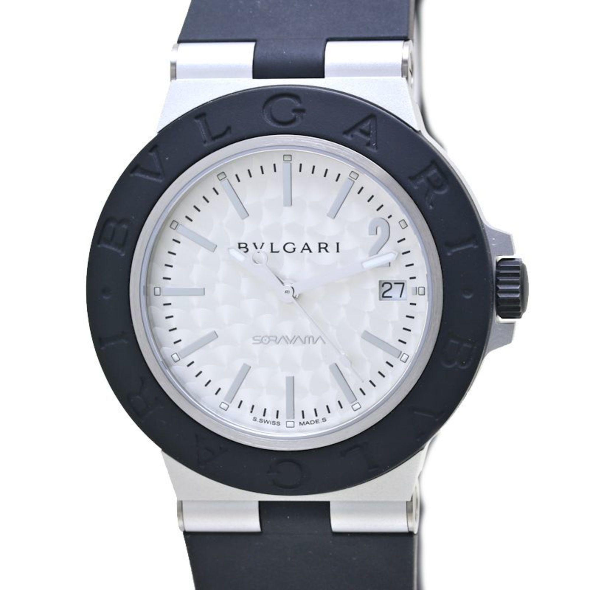 Bvlgari BVLGARI BB40AT 103703 Aluminum Hajime Sorayama Collaboration Date 1000 Pieces Limited Edition Rubber Men's 39810 Watch Size ONE SIZE - 10 Thumbnail