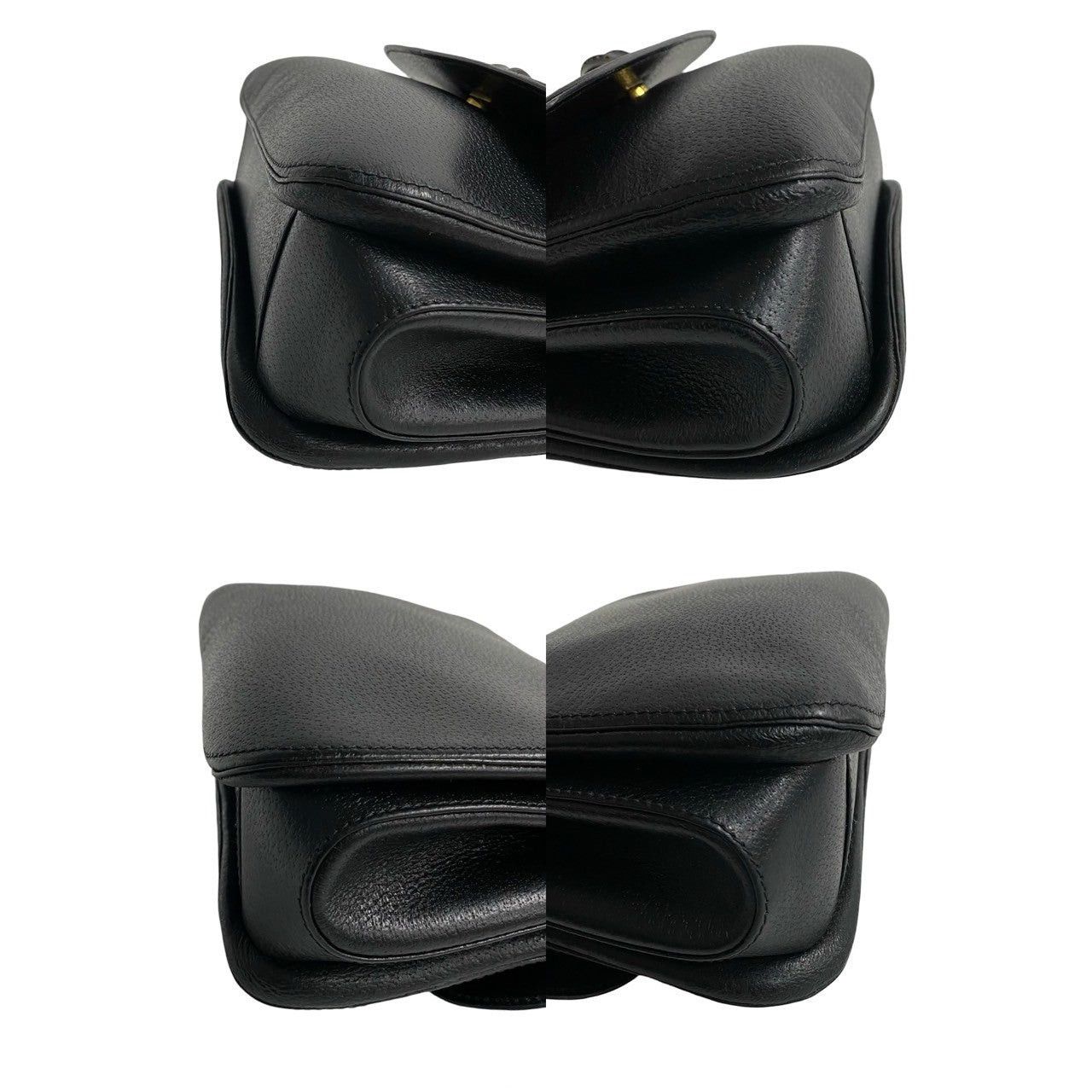 Gucci Gucci Handbag Black Leather Size ONE SIZE - 7 Thumbnail