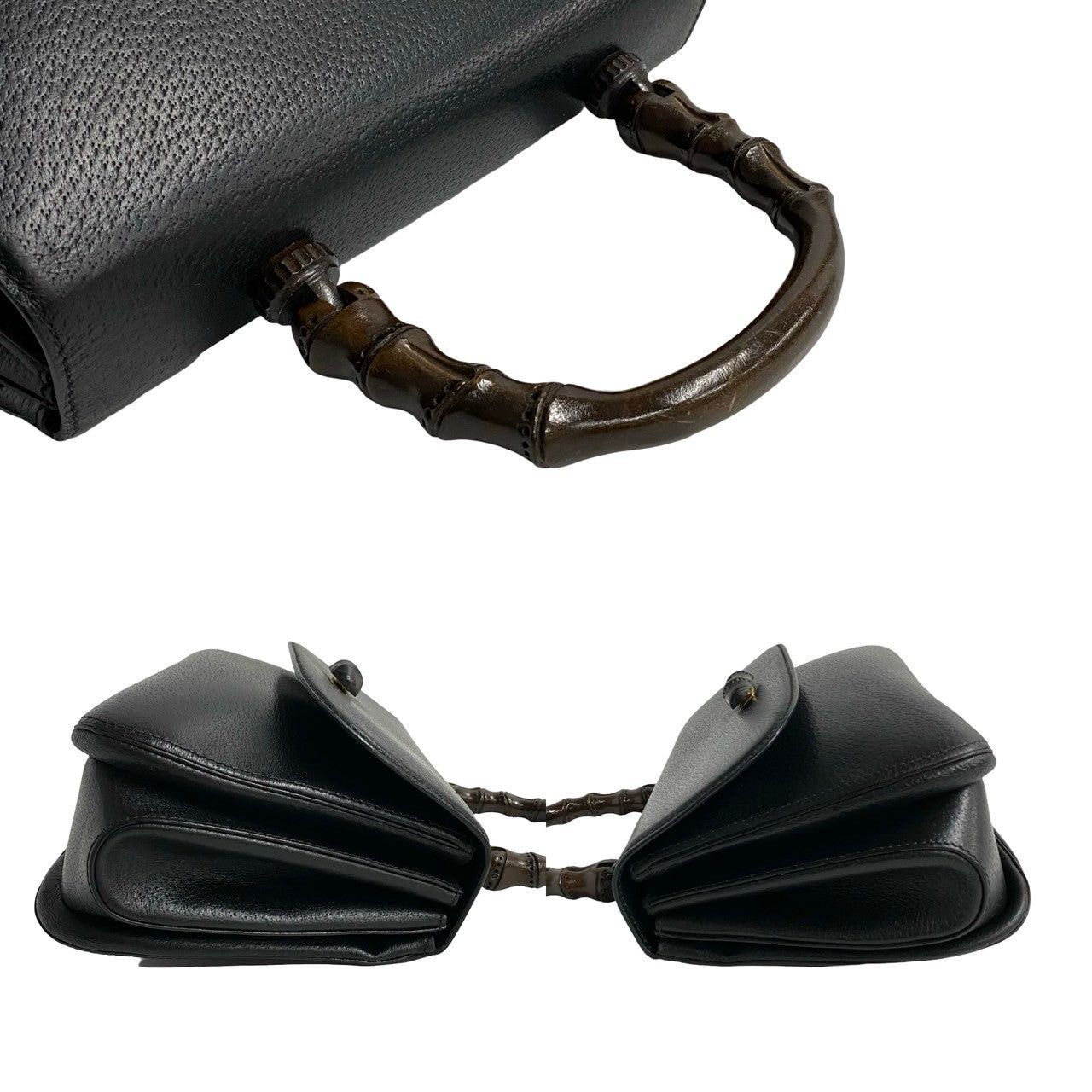 Gucci Gucci Handbag Black Leather Size ONE SIZE - 5 Thumbnail