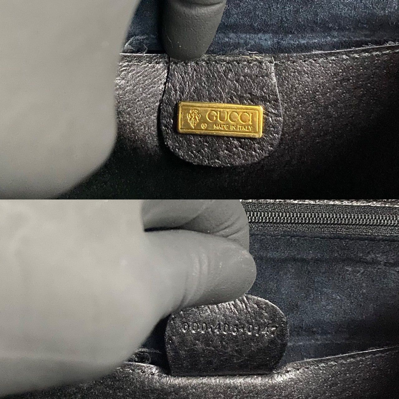 Gucci Gucci Handbag Black Leather Size ONE SIZE - 3 Thumbnail