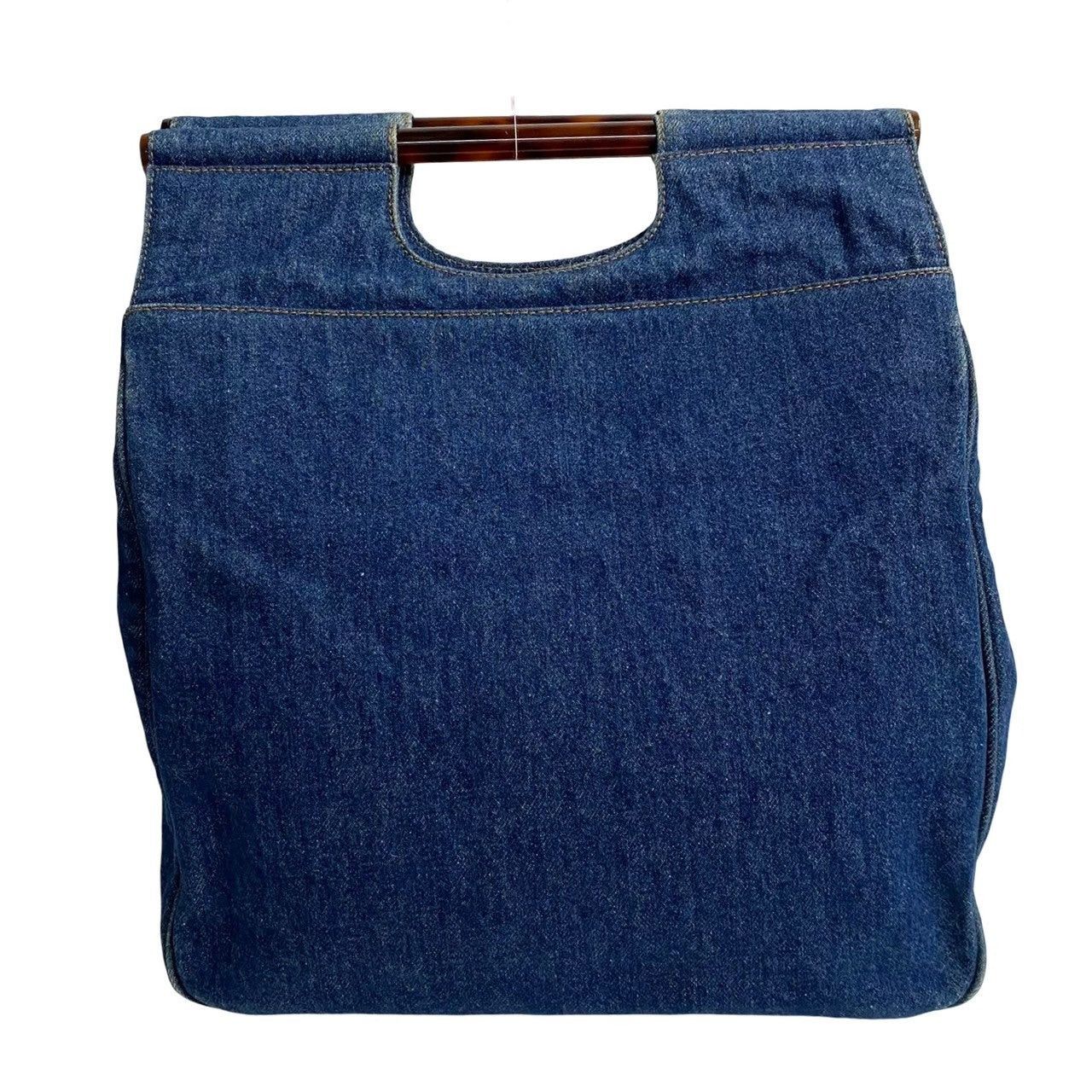 Chanel Chanel Handbag Blue Denim Size ONE SIZE - 4 Thumbnail