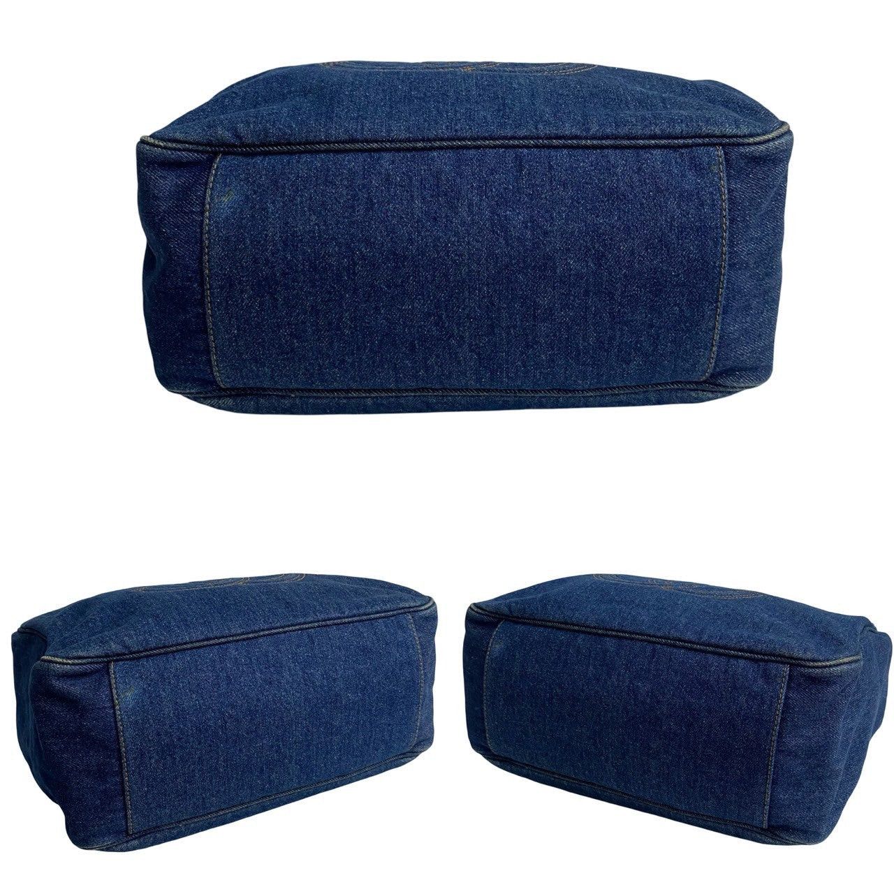 Chanel Chanel Handbag Blue Denim Size ONE SIZE - 6 Thumbnail