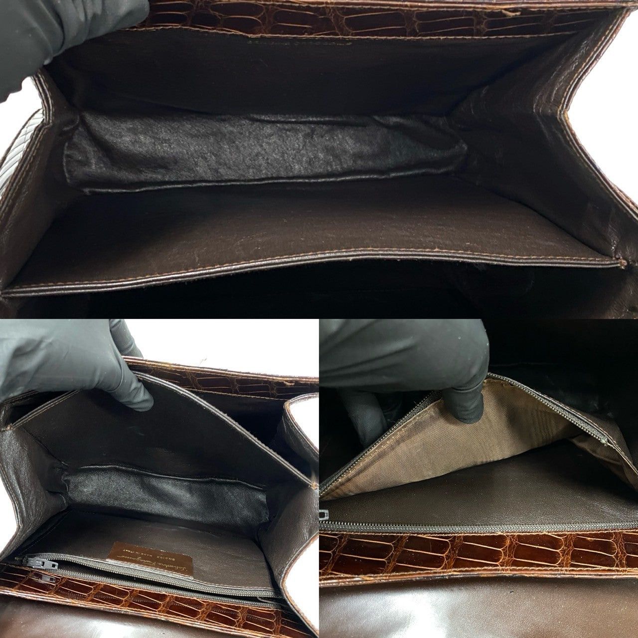 Salvatore Ferragamo Salvatore Ferragamo Shoulder Bag Brown Leather Size ONE SIZE - 9 Thumbnail