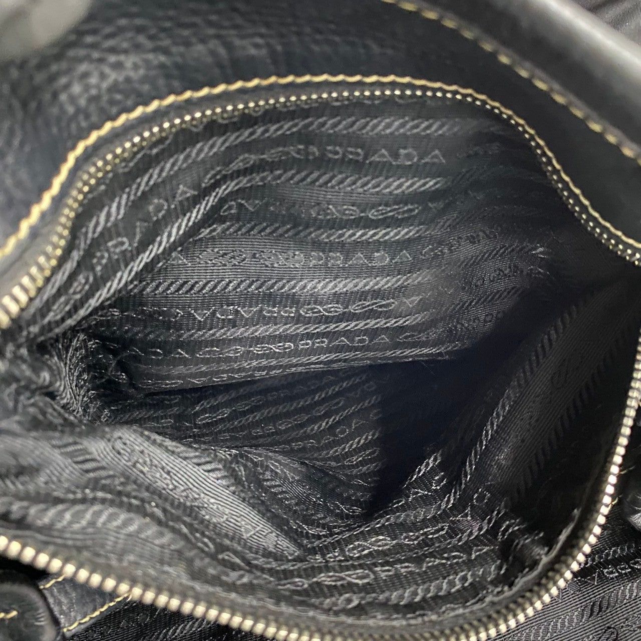 Prada Prada Tote Bag Brown Leather Size ONE SIZE - 9 Thumbnail