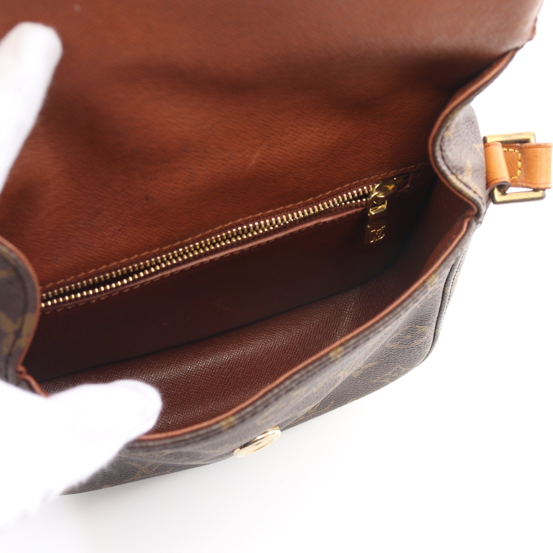 Louis Vuitton Louis Vuitton Sun Crew Pm Monogram Shoulder Bag Leather Brown Size ONE SIZE - 3 Thumbnail