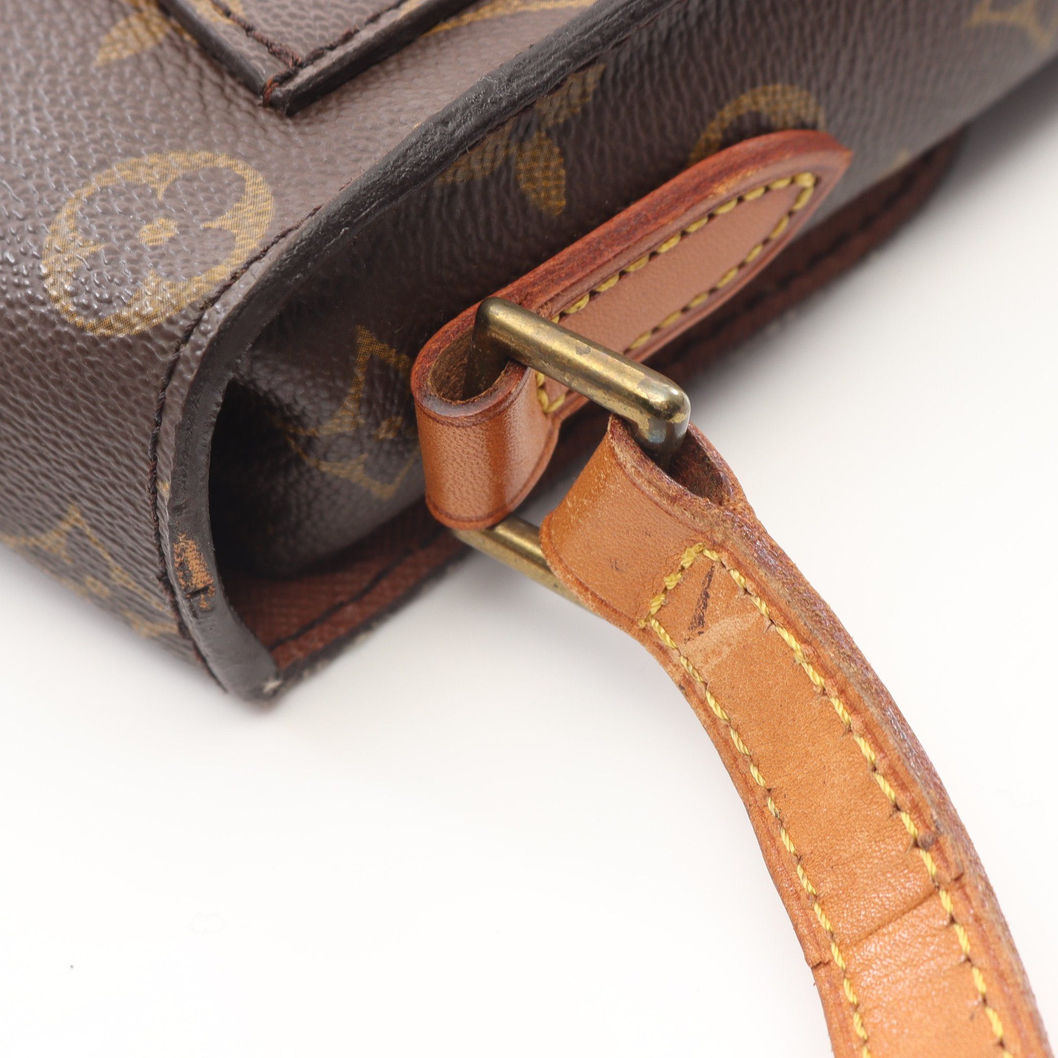 Louis Vuitton Louis Vuitton Sun Crew Pm Monogram Shoulder Bag Leather Brown Size ONE SIZE - 10 Thumbnail