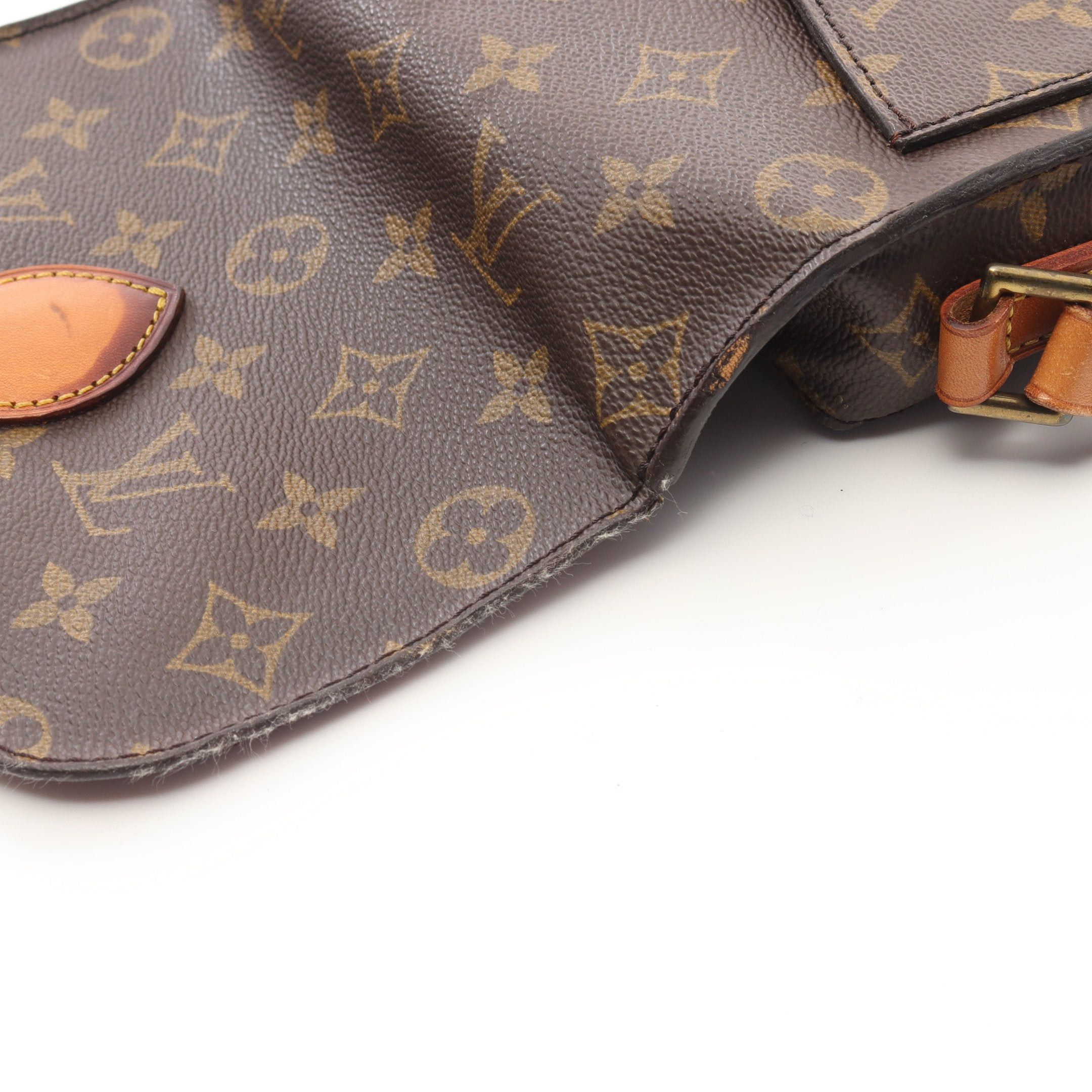 Louis Vuitton Louis Vuitton Sun Crew Pm Monogram Shoulder Bag Leather Brown Size ONE SIZE - 6 Thumbnail