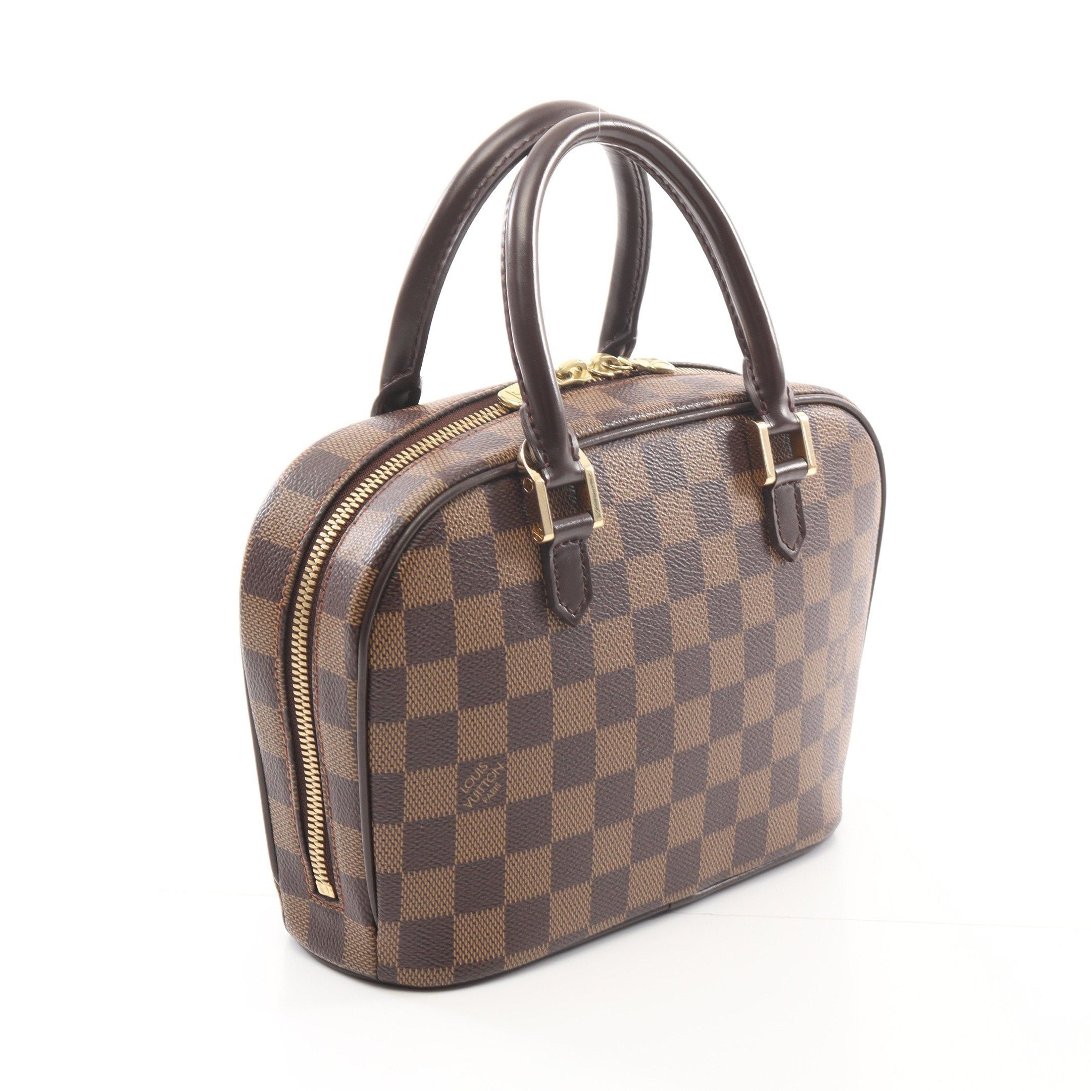 Louis Vuitton Louis Vuitton Saria Mini Damier Ebene Handbag Leather Brown Size ONE SIZE - 2 Thumbnail