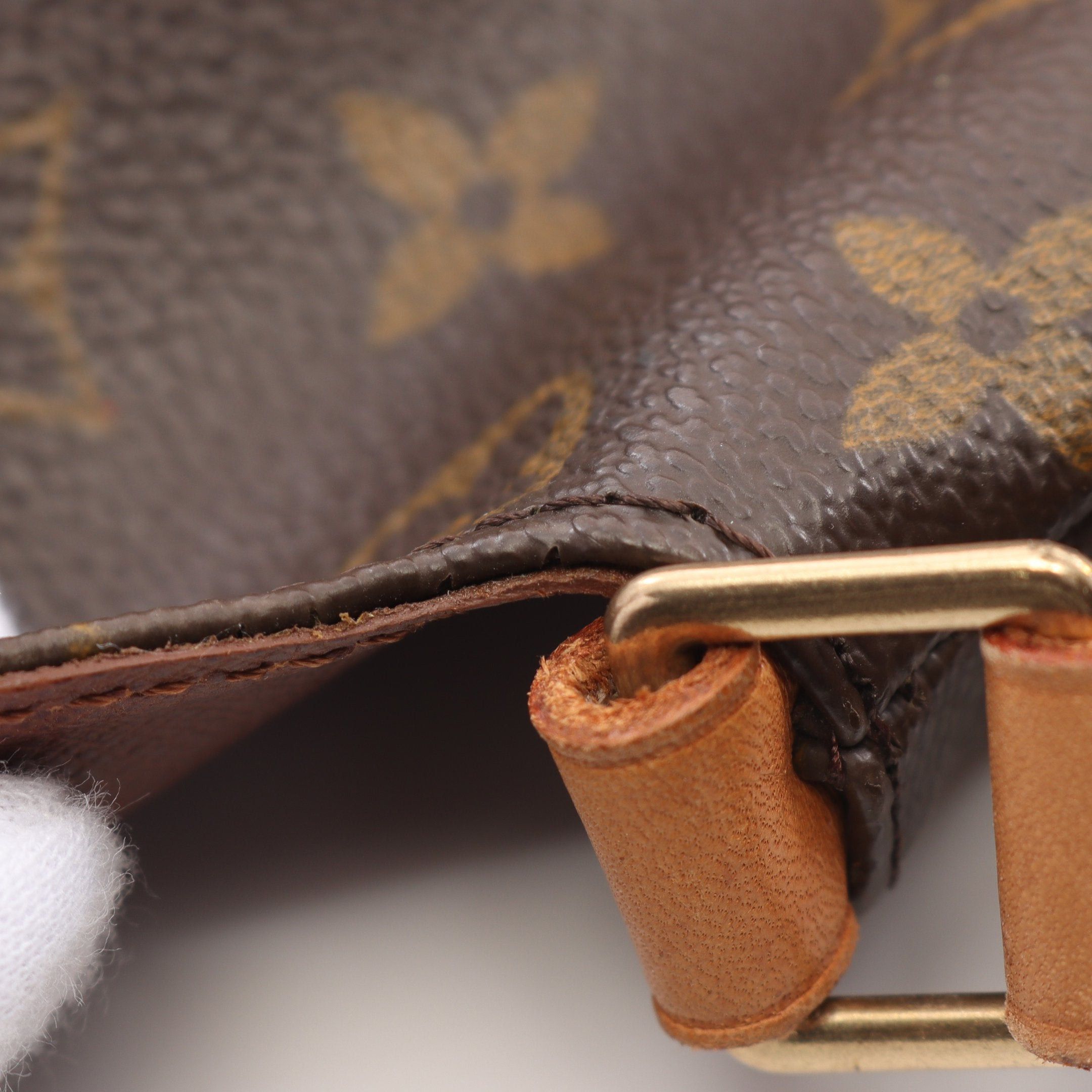 Louis Vuitton Louis Vuitton Musette Salsa Short Strap Monogram Shoulder Bag Leather Brown Size ONE SIZE - 6 Thumbnail