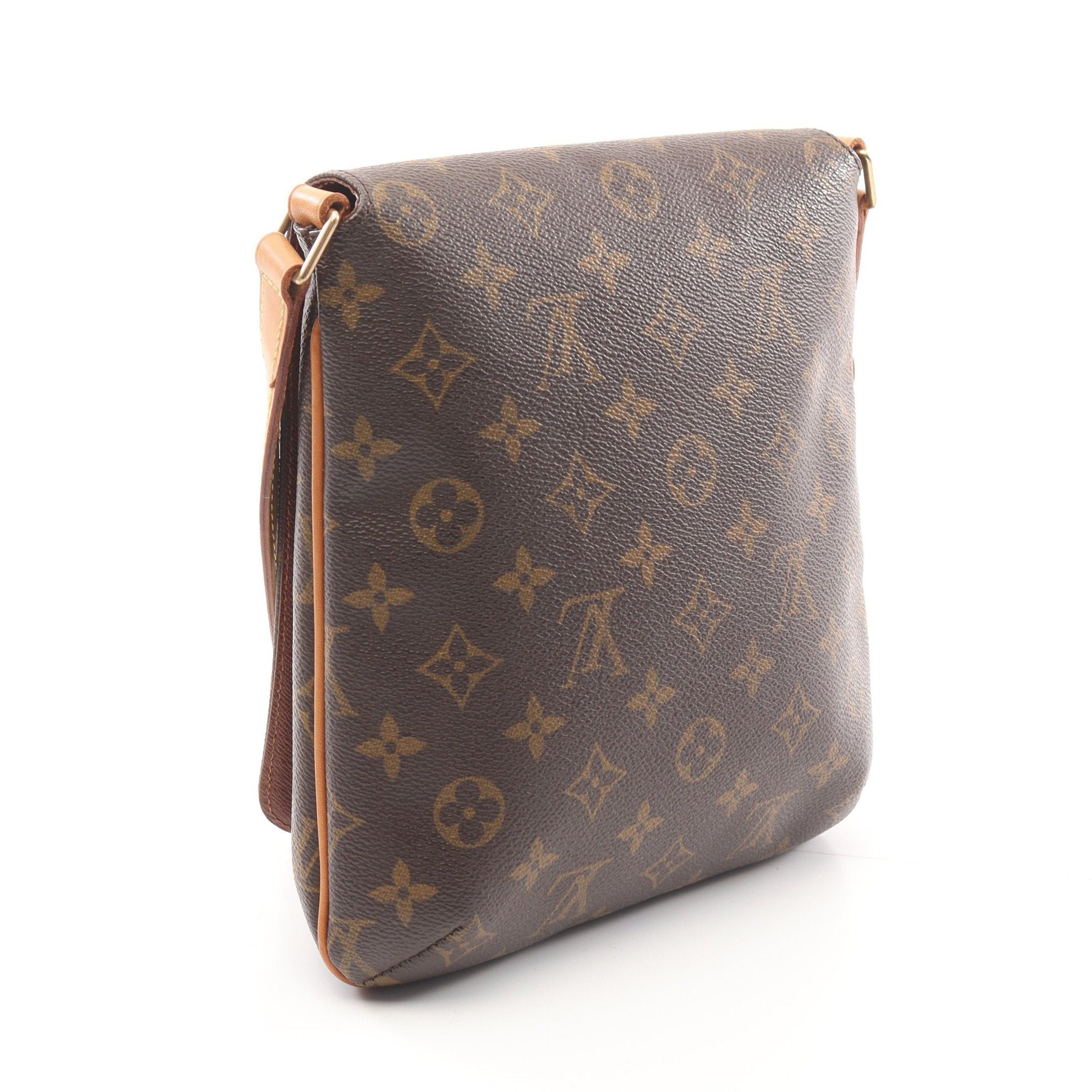 Louis Vuitton Louis Vuitton Musette Salsa Short Strap Monogram Shoulder Bag Leather Brown Size ONE SIZE - 2 Thumbnail