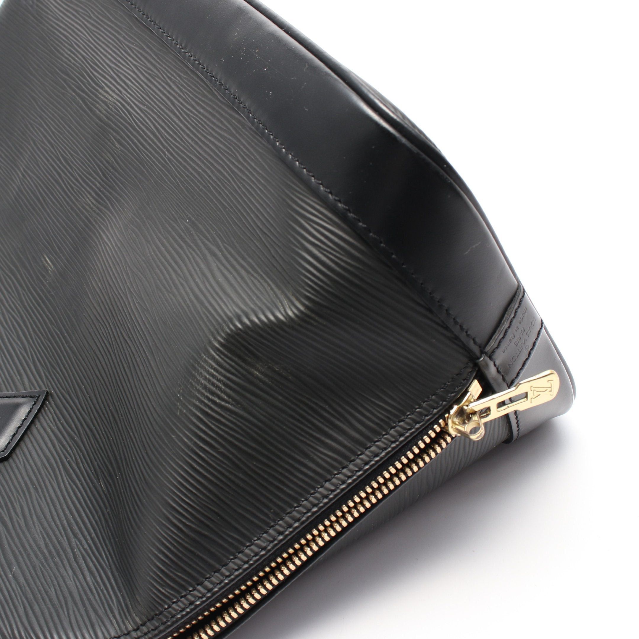 Louis Vuitton Louis Vuitton Alma Epi Noir Handbag Leather Black Size ONE SIZE - 7 Thumbnail