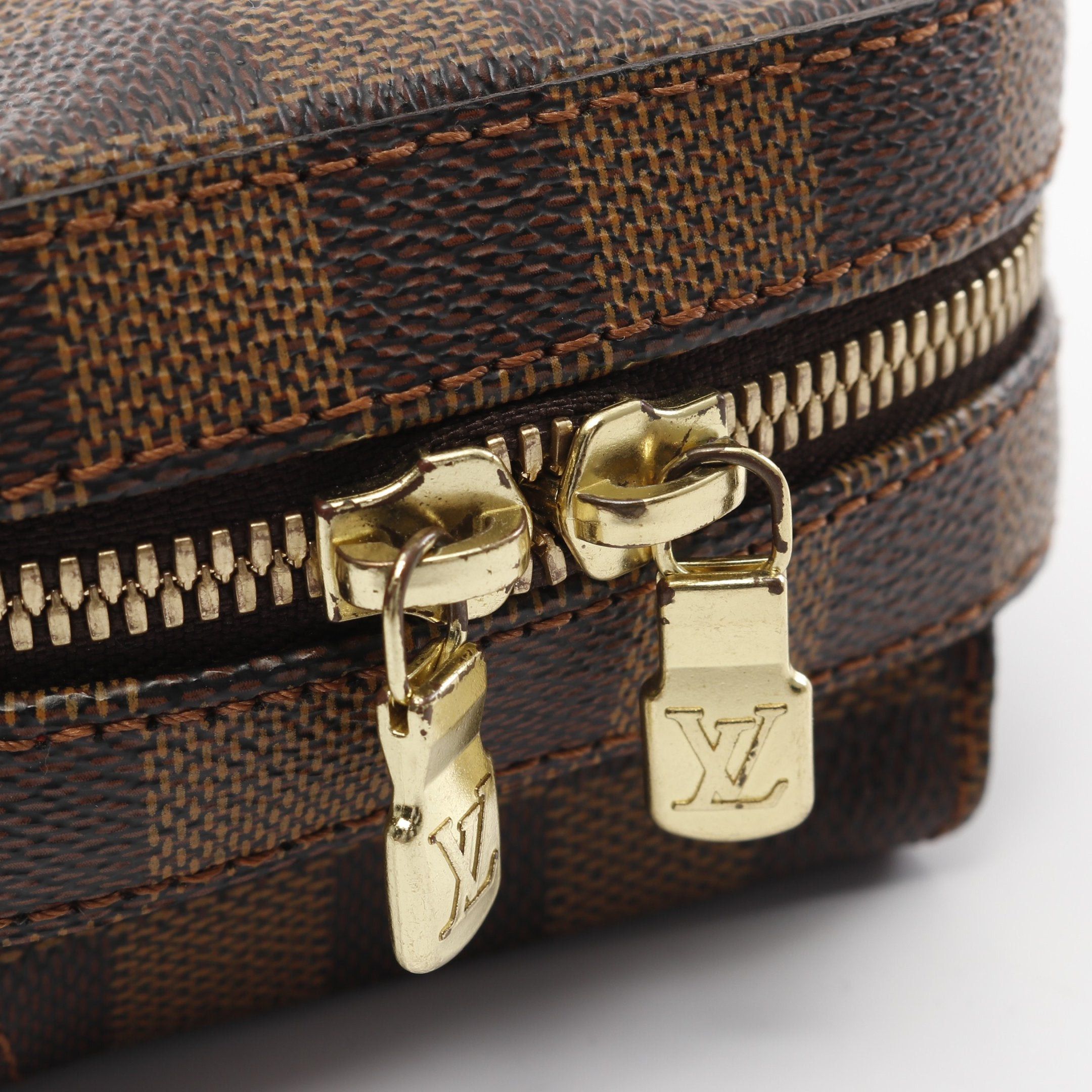 Louis Vuitton Louis Vuitton Geronimos Damier Ebene Body Bag Brown Size ONE SIZE - 6 Thumbnail