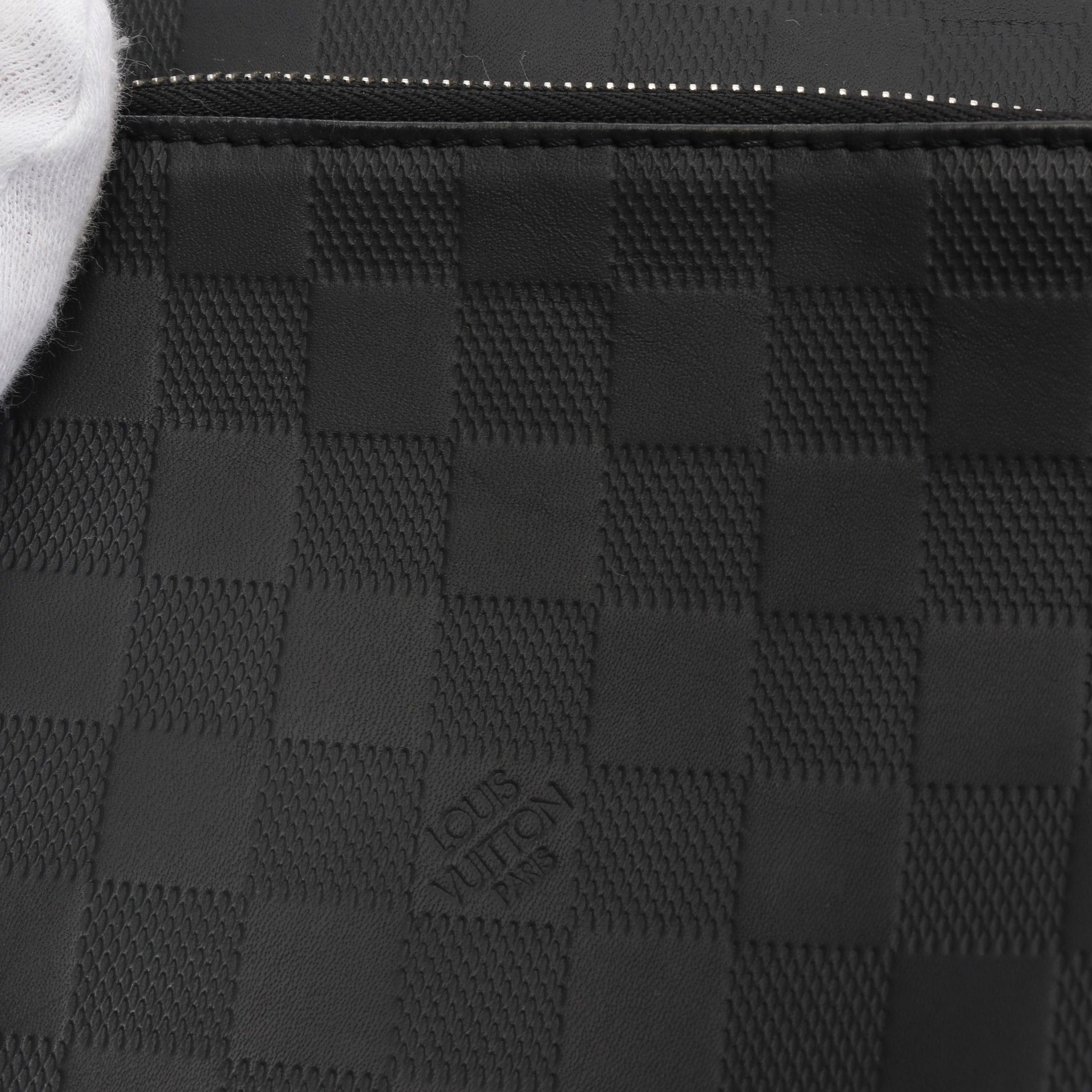 Louis Vuitton Louis Vuitton Avenue Sling Bag Damier Infini Onyx Body Leather Black Size ONE SIZE - 8 Thumbnail