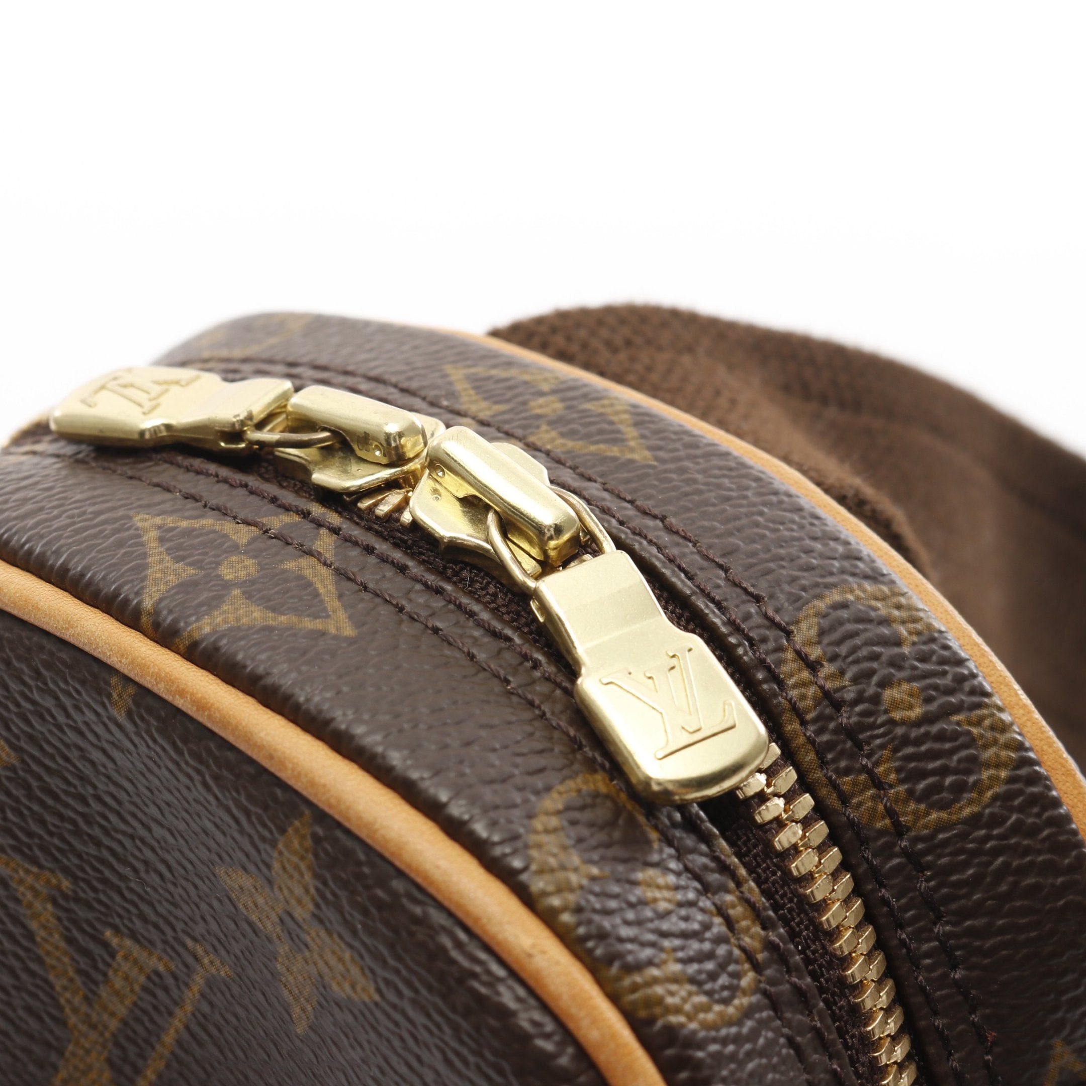 Louis Vuitton Louis Vuitton Pochette Ganju Monogram Body Bag Leather Brown Size ONE SIZE - 10 Thumbnail