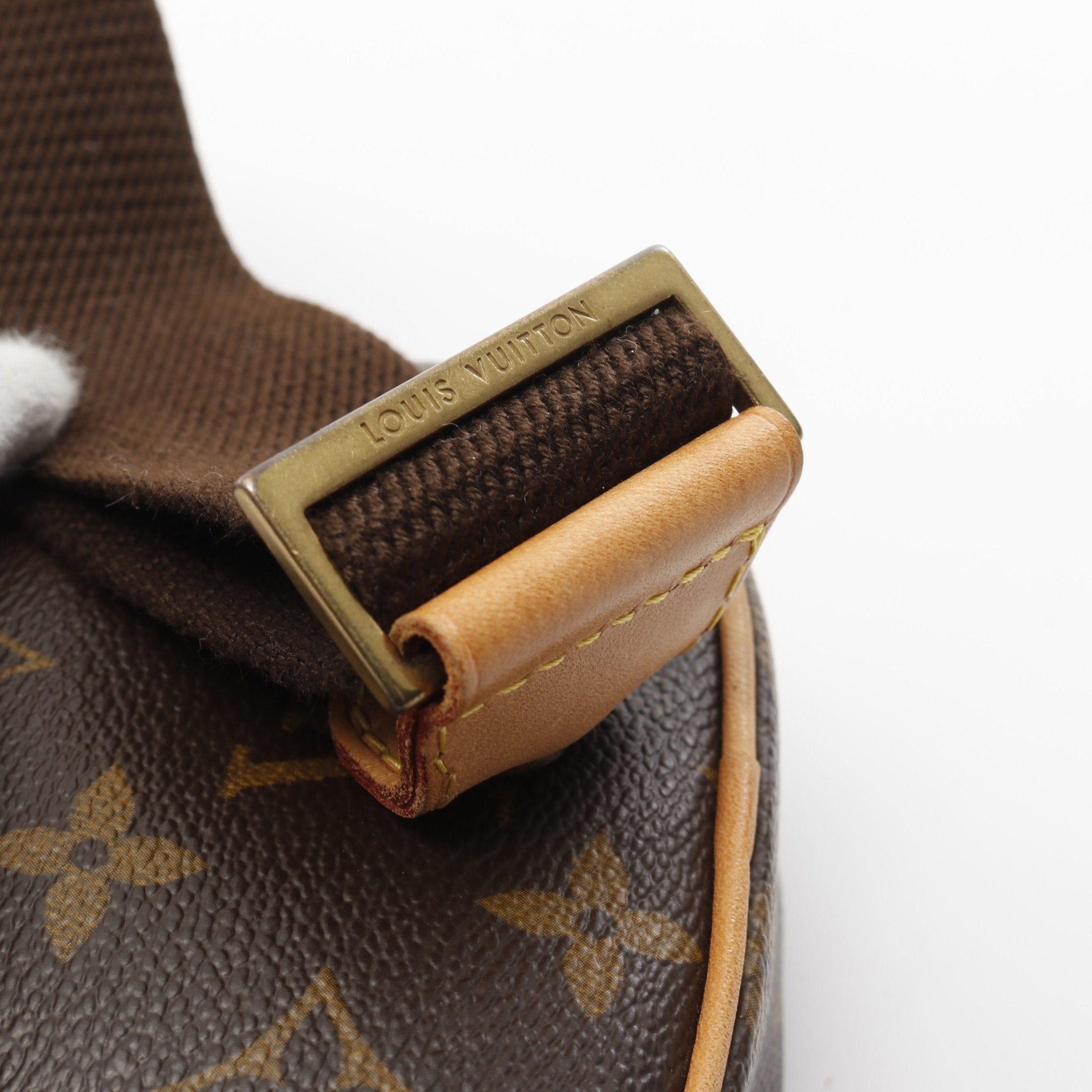 Louis Vuitton Louis Vuitton Pochette Ganju Monogram Body Bag Leather Brown Size ONE SIZE - 8 Thumbnail
