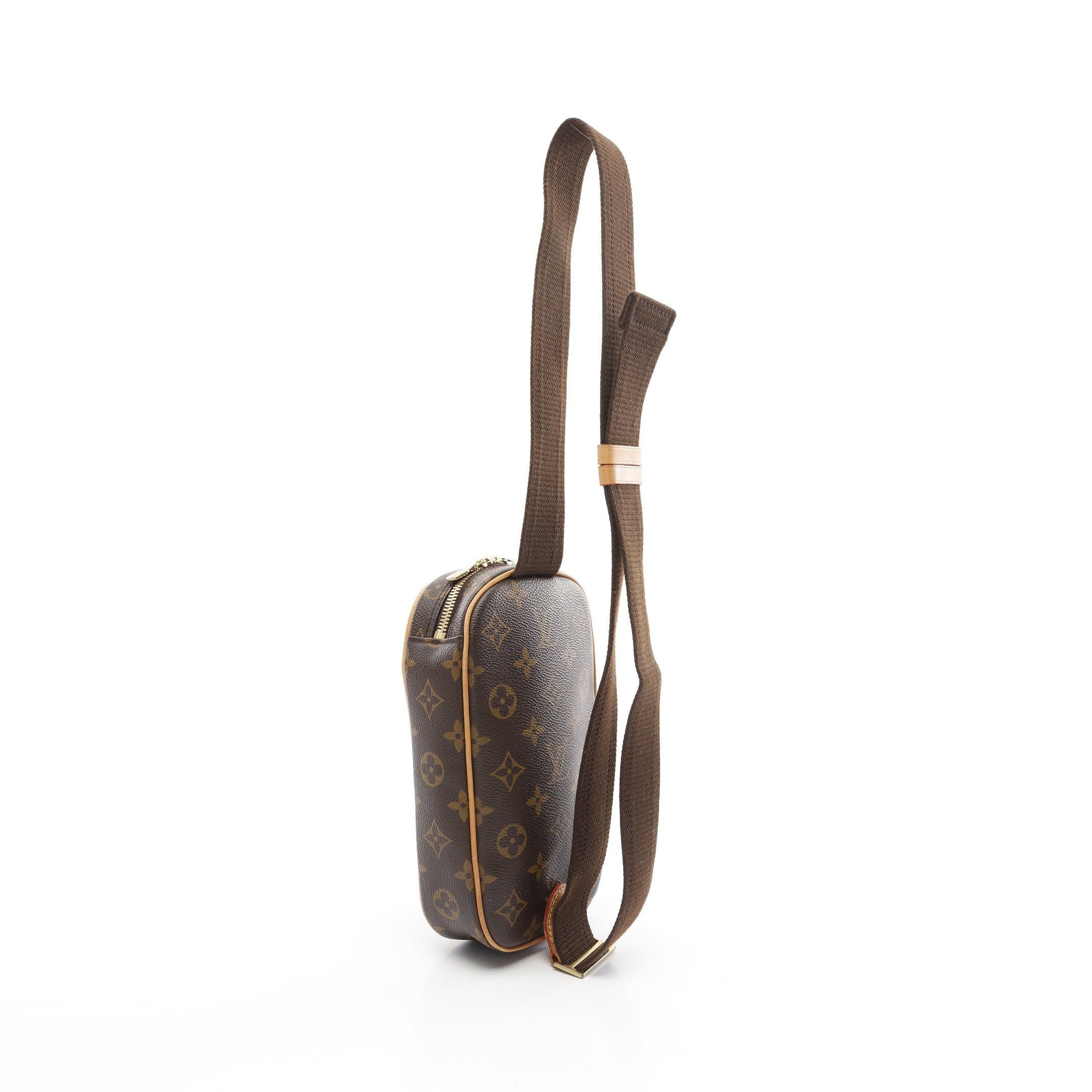 Louis Vuitton Louis Vuitton Pochette Ganju Monogram Body Bag Leather Brown Size ONE SIZE - 2 Thumbnail