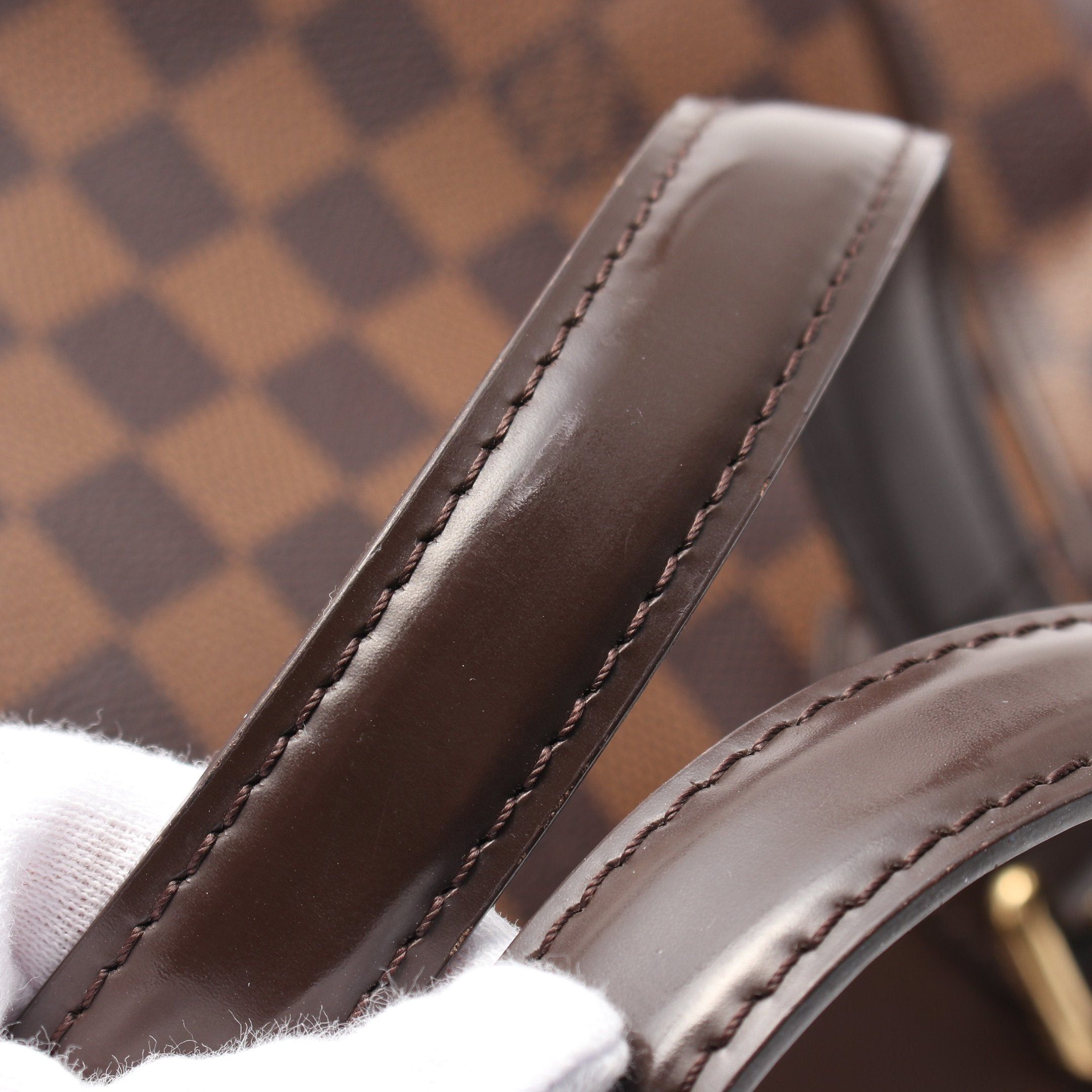 Louis Vuitton Louis Vuitton Verona Pm Damier Ebene Shoulder Bag Leather Brown Size ONE SIZE - 6 Thumbnail