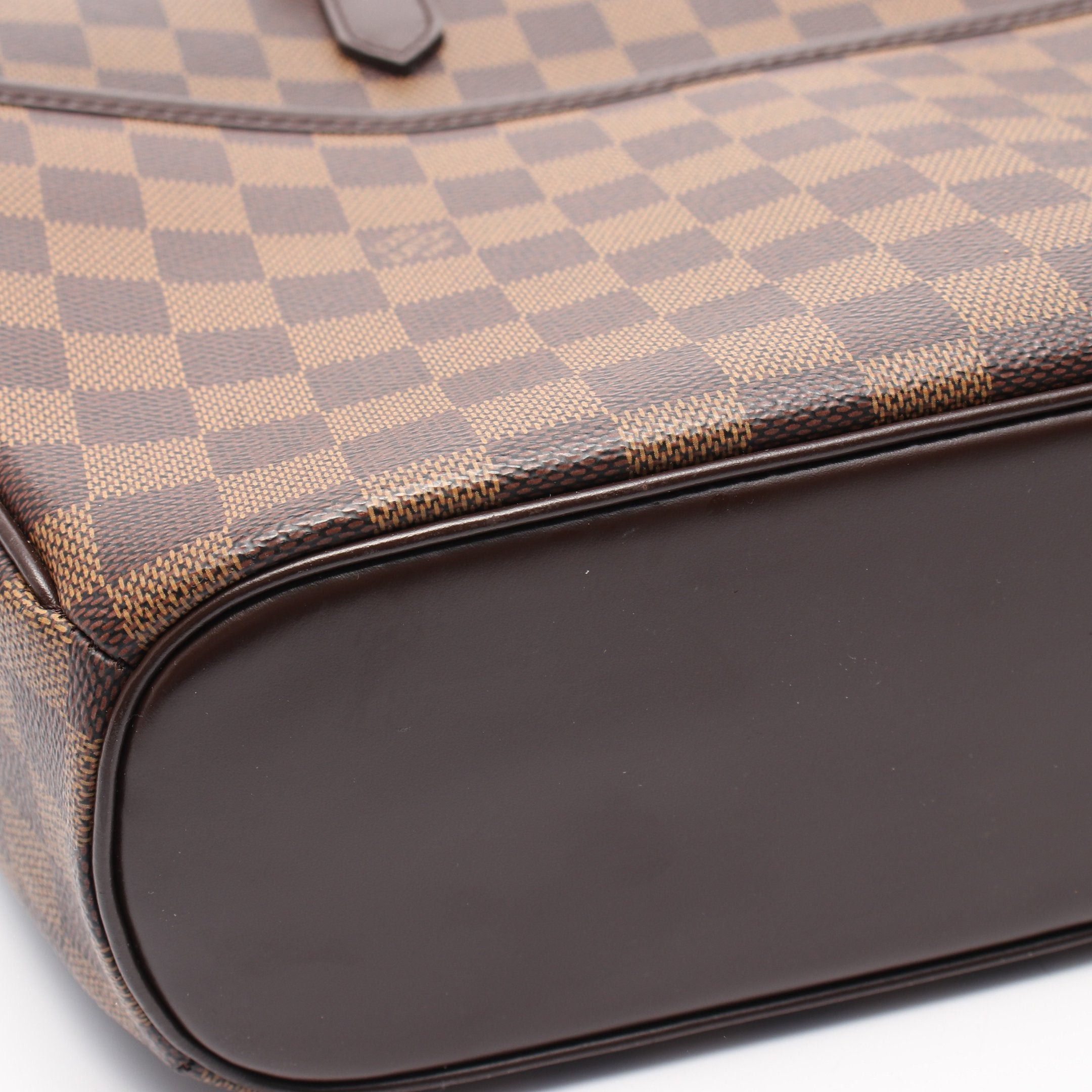 Louis Vuitton Louis Vuitton Saria Horizontal Damier Ebene Handbag Leather Brown Size ONE SIZE - 6 Thumbnail