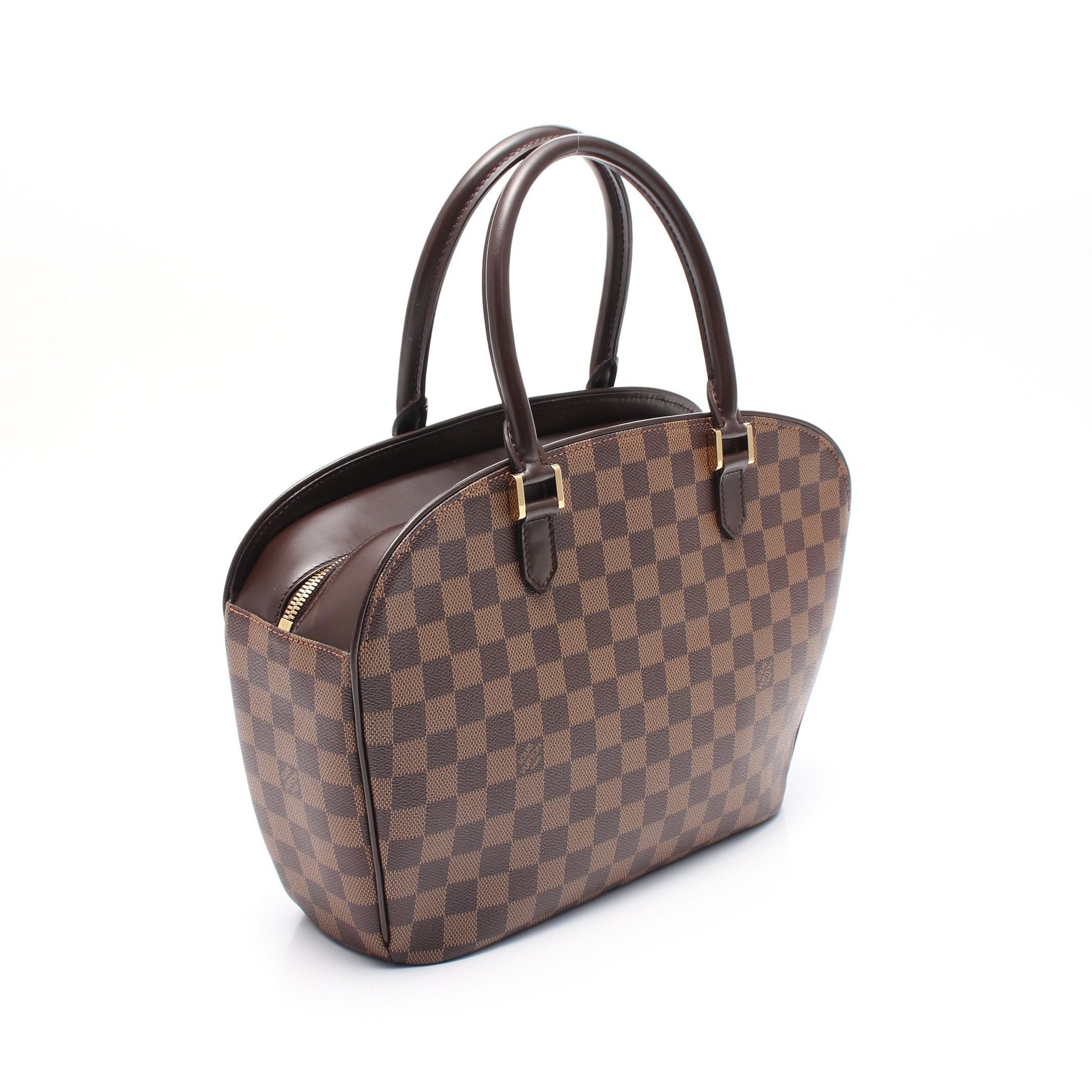 Louis Vuitton Louis Vuitton Saria Horizontal Damier Ebene Handbag Leather Brown Size ONE SIZE - 2 Thumbnail