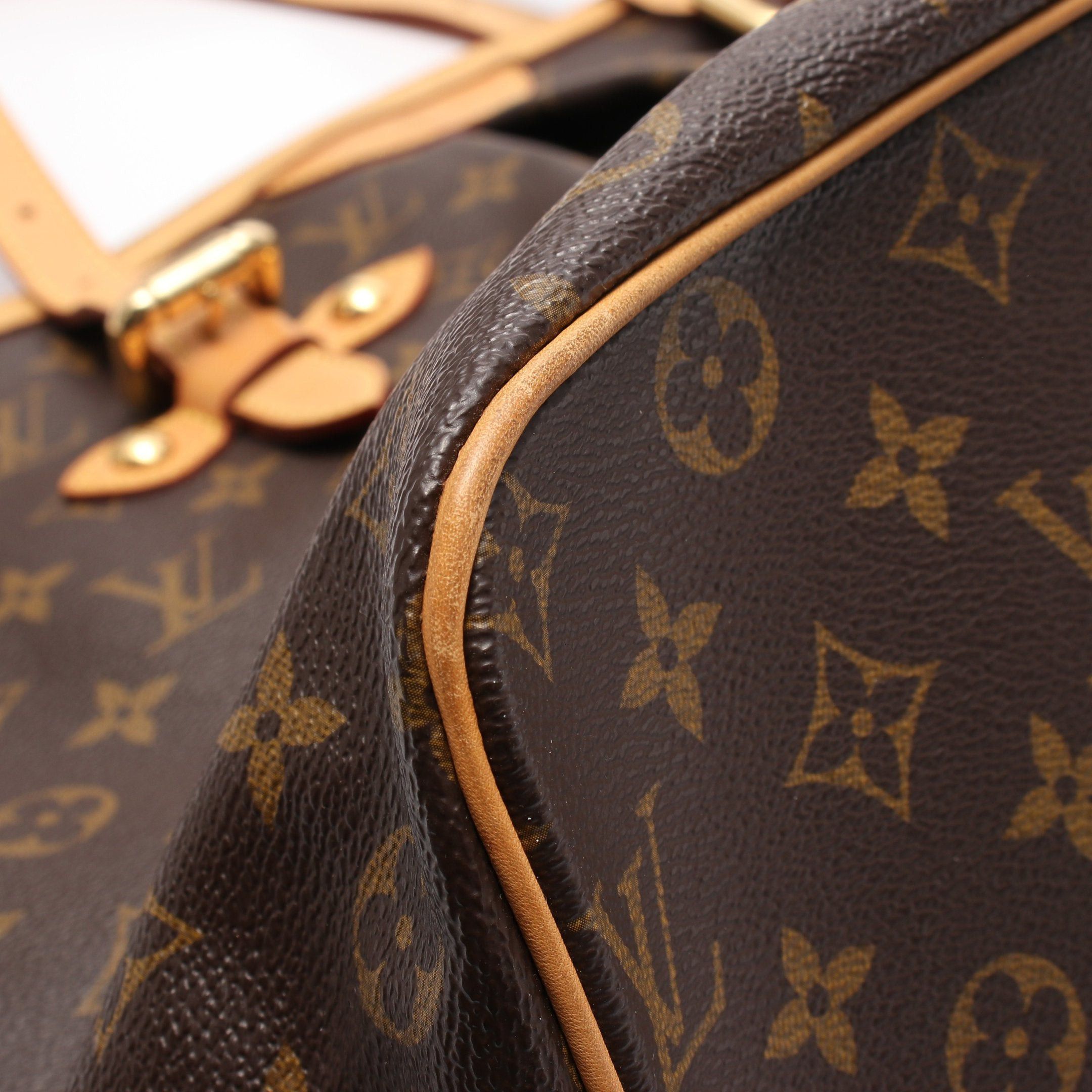 Louis Vuitton Louis Vuitton Palermo Gm Monogram Shoulder Bag Leather Brown Size ONE SIZE - 8 Thumbnail