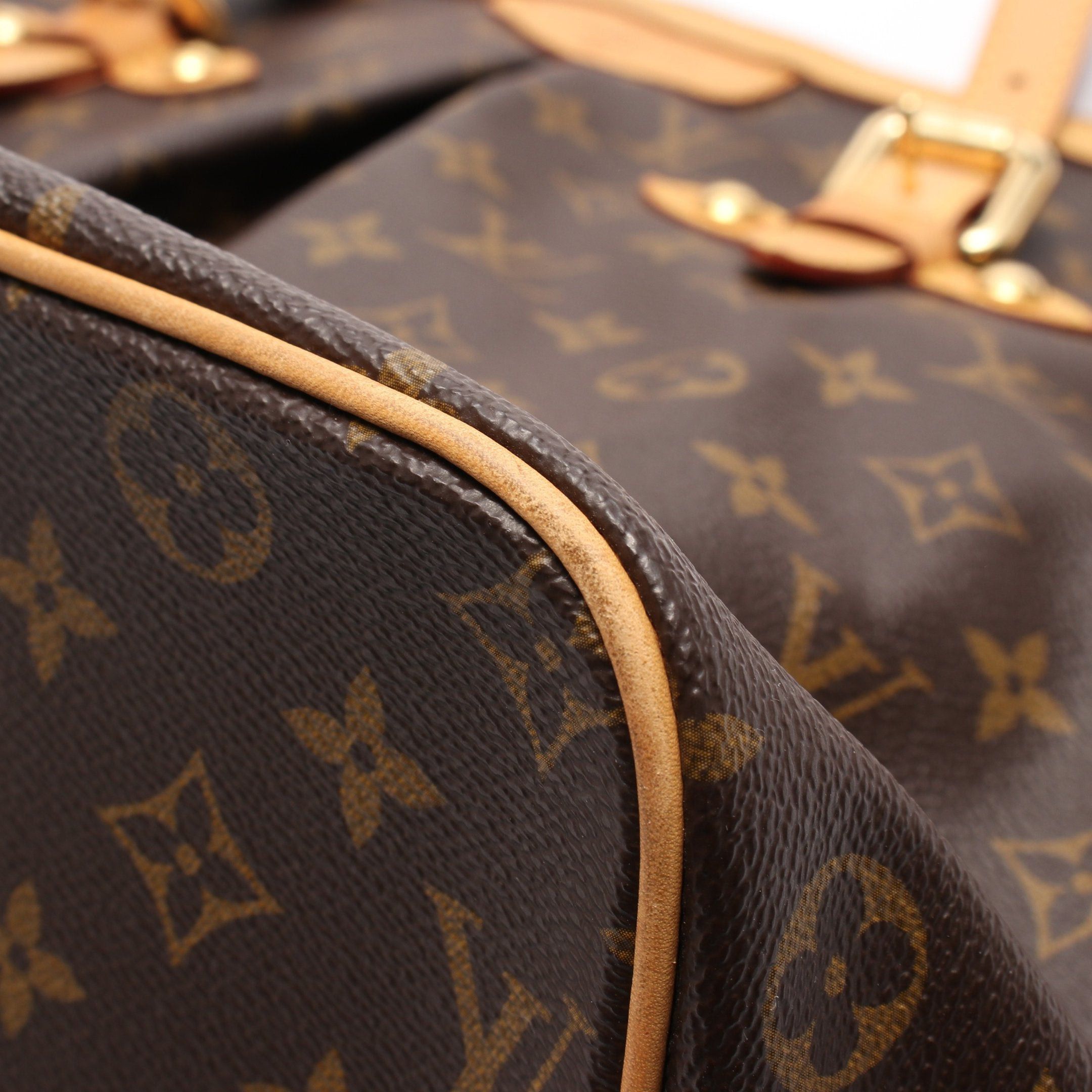 Louis Vuitton Louis Vuitton Palermo Gm Monogram Shoulder Bag Leather Brown Size ONE SIZE - 9 Thumbnail