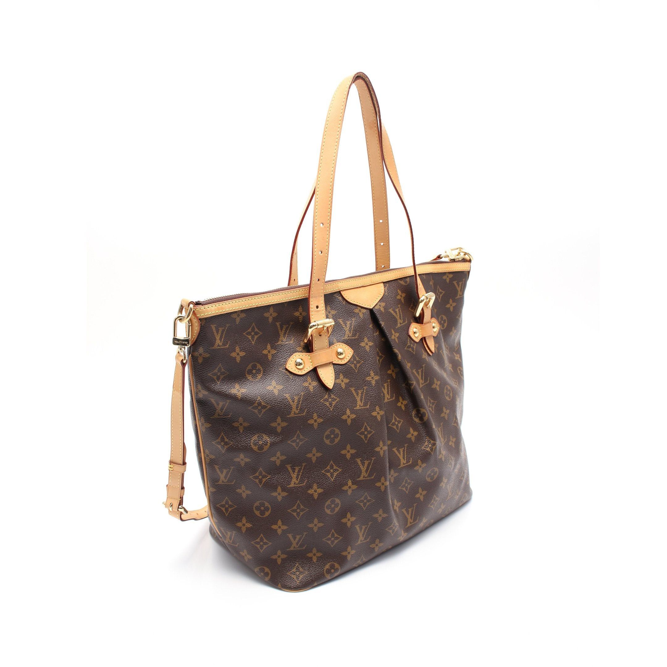 Louis Vuitton Louis Vuitton Palermo Gm Monogram Shoulder Bag Leather Brown Size ONE SIZE - 2 Thumbnail