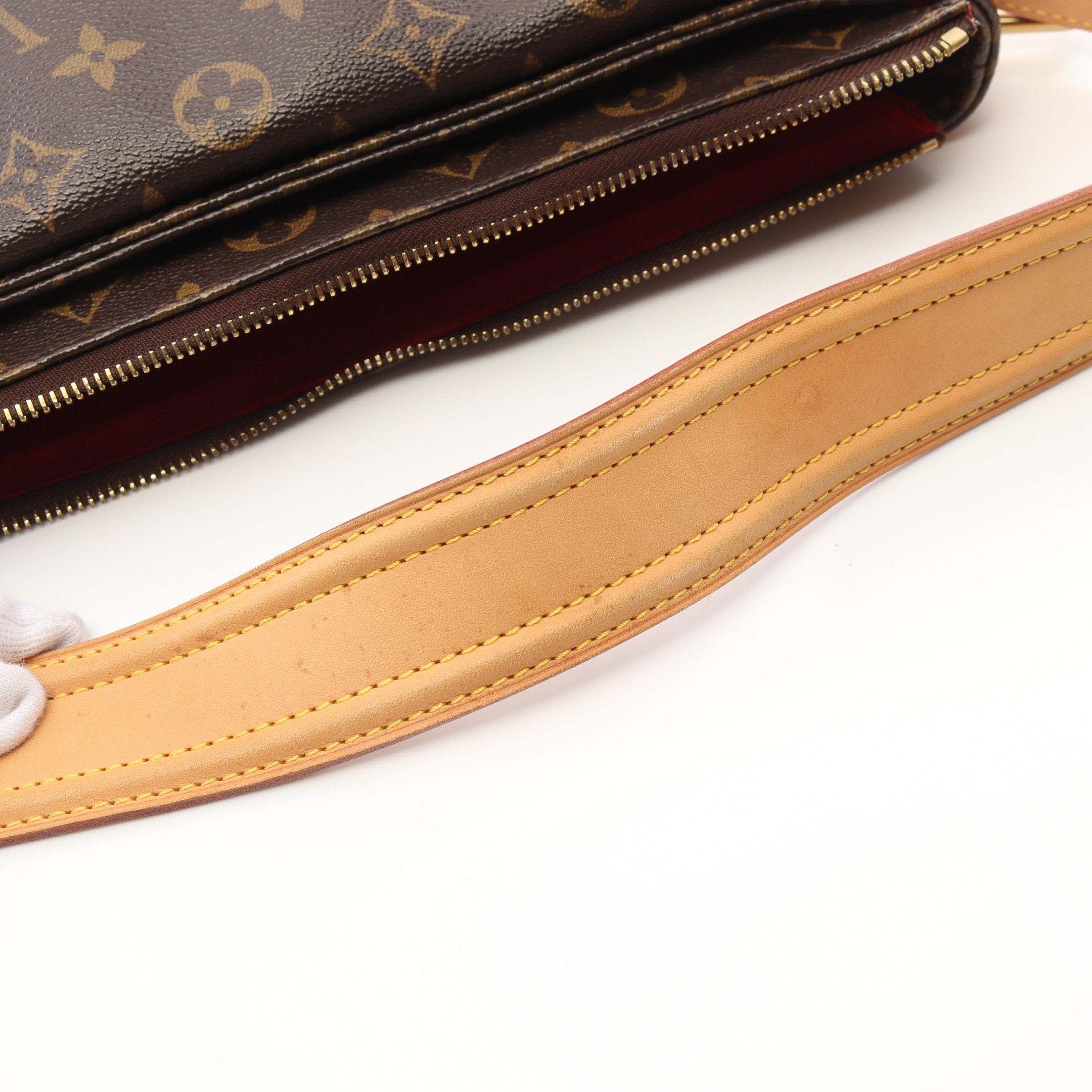 Louis Vuitton Louis Vuitton Vivacite Gm Monogram Shoulder Bag Leather Brown Size ONE SIZE - 6 Thumbnail