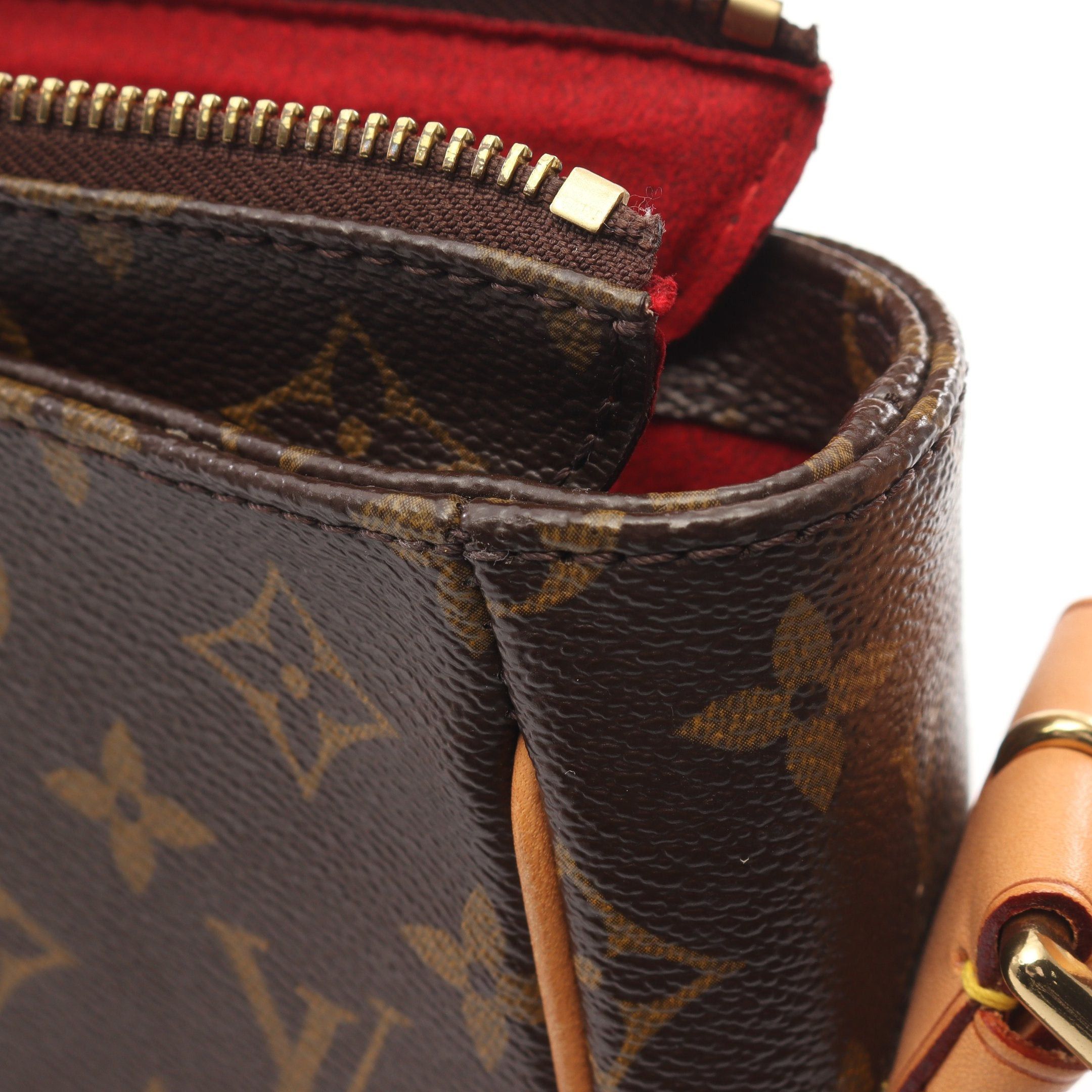 Louis Vuitton Louis Vuitton Vivacite Gm Monogram Shoulder Bag Leather Brown Size ONE SIZE - 9 Thumbnail