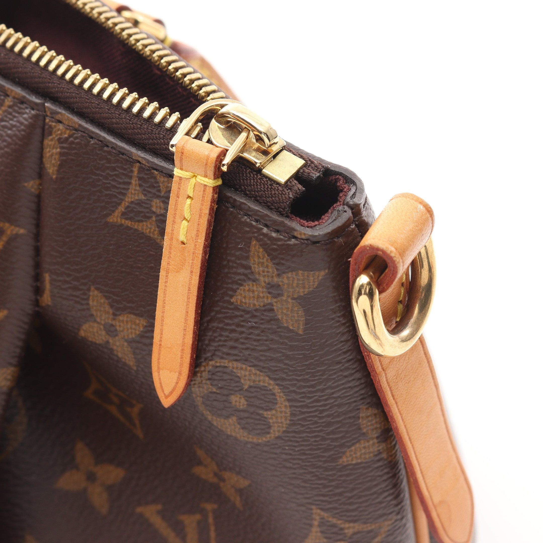 Louis Vuitton Louis Vuitton Turen Pm Monogram Handbag Leather Brown Size ONE SIZE - 9 Thumbnail
