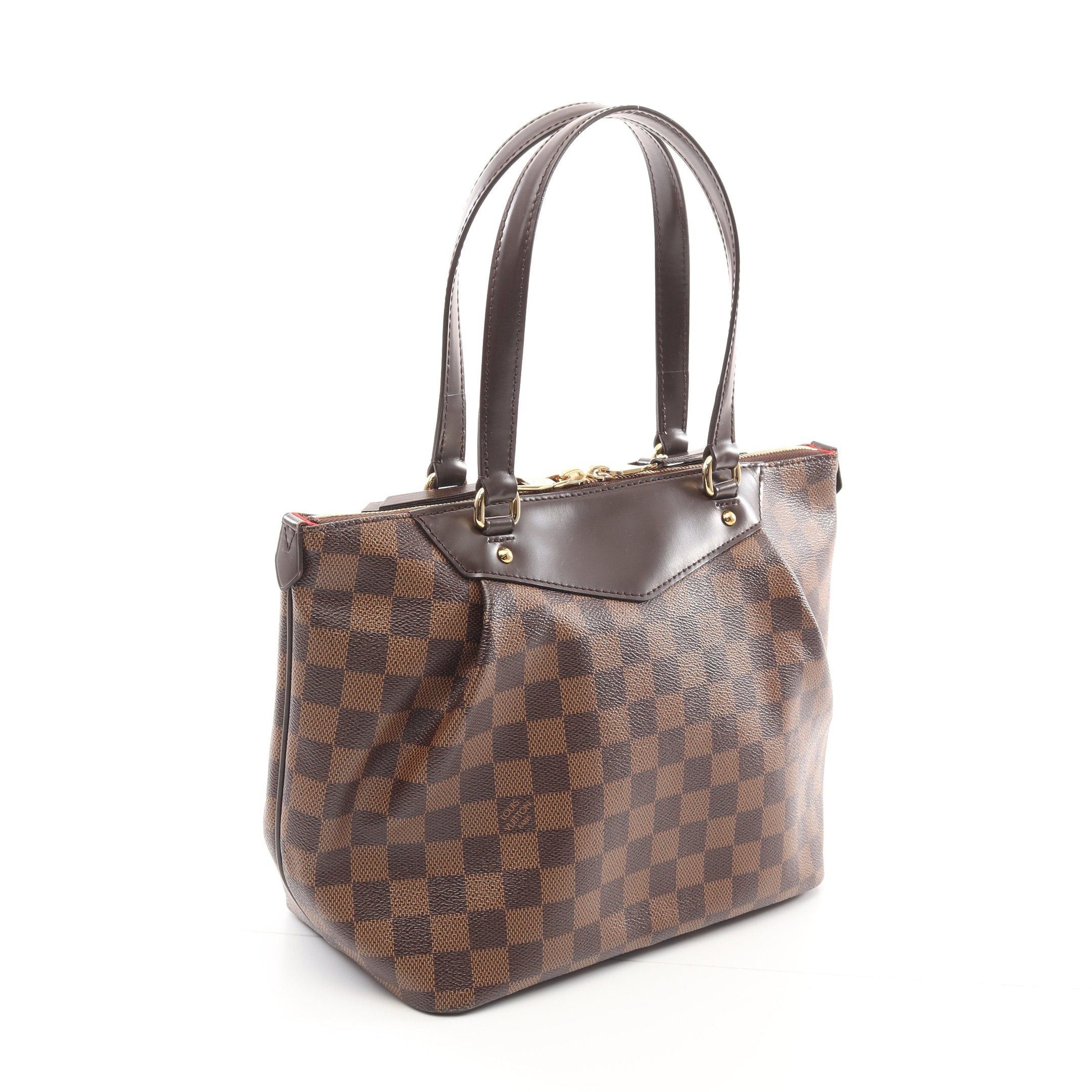 Louis Vuitton Louis Vuitton Westminster Pm Damier Ebene Handbag Tote Bag Leather Brown Size ONE SIZE - 2 Thumbnail