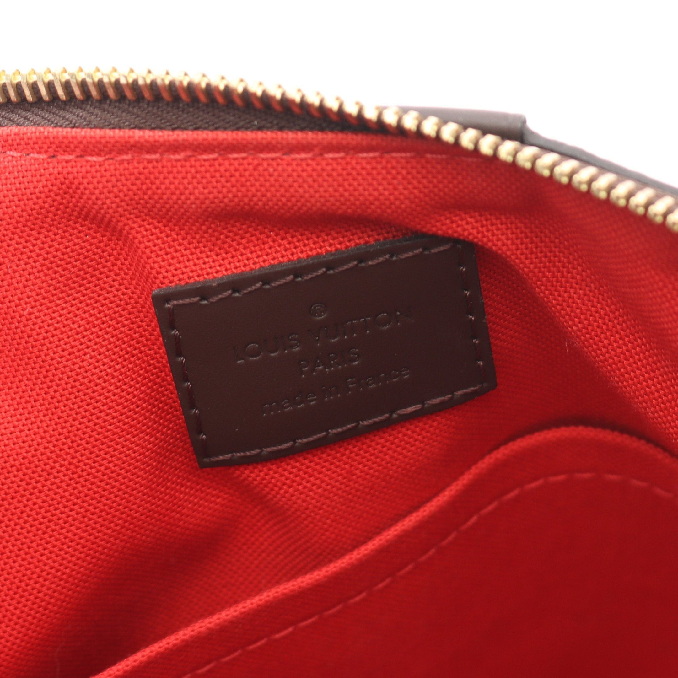 Louis Vuitton Louis Vuitton Siena Pm Damier Ebene Handbag Leather Brown Size ONE SIZE - 4 Thumbnail