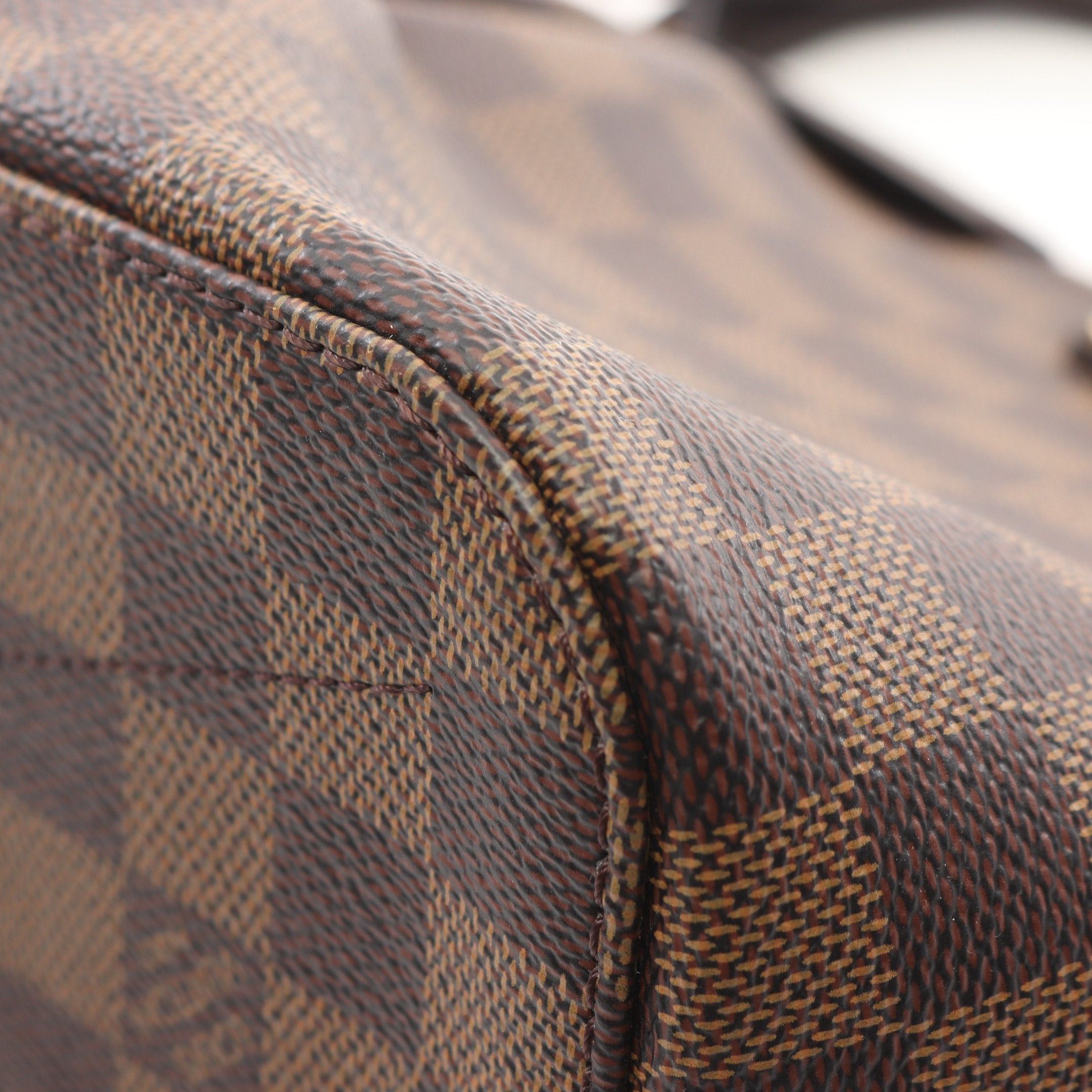Louis Vuitton Louis Vuitton Siena Pm Damier Ebene Handbag Leather Brown Size ONE SIZE - 7 Thumbnail