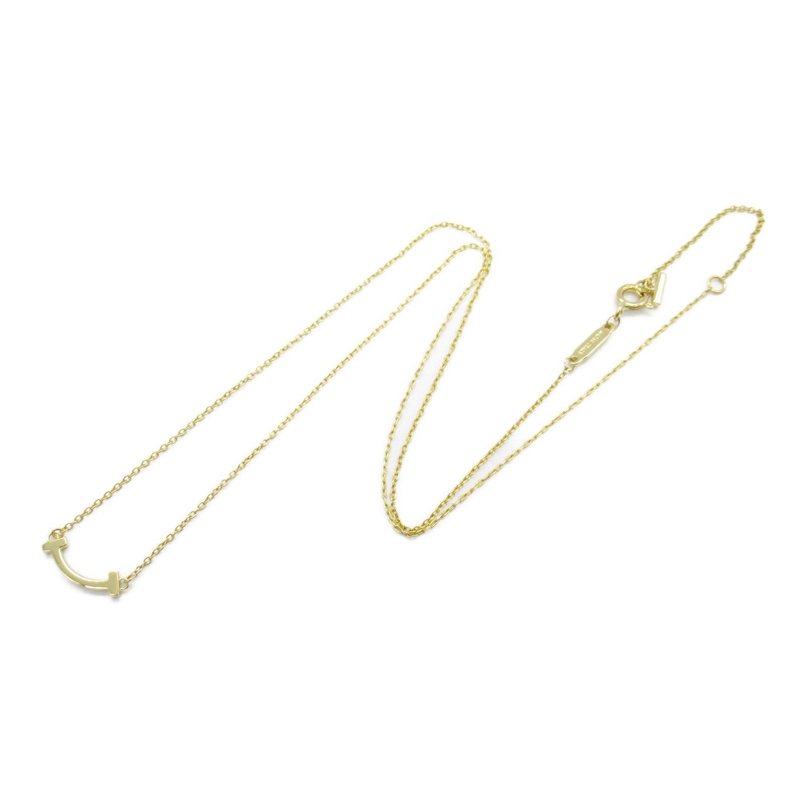 Tiffany & Co. Tiffany Co T-Smile Mini Necklace K18 (Yellow Gold) Gold Size ONE SIZE - 3 Thumbnail
