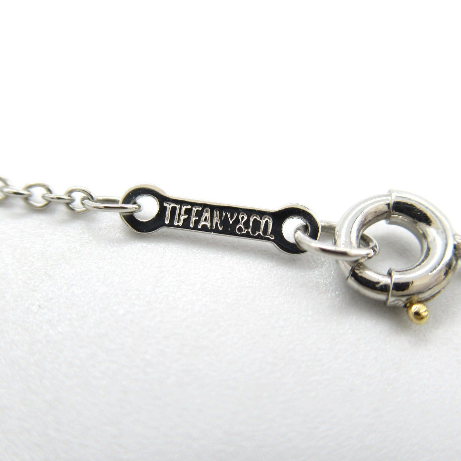 Tiffany & Co. Tiffany Co Bi The Yard Necklace Pt950 Platinum Clear Size ONE SIZE - 5 Thumbnail