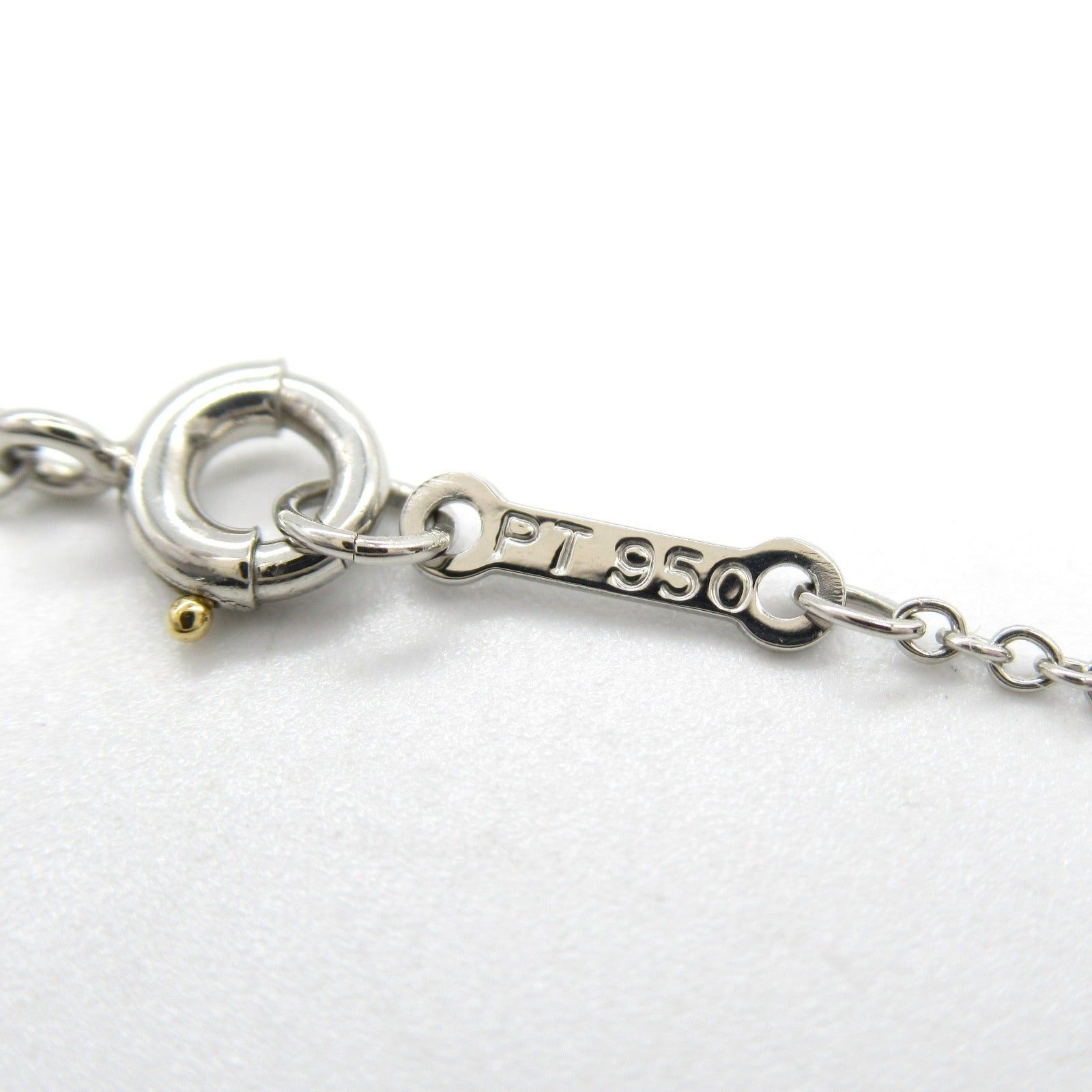 Tiffany & Co. Tiffany Co Bi The Yard Necklace Pt950 Platinum Clear Size ONE SIZE - 6 Thumbnail