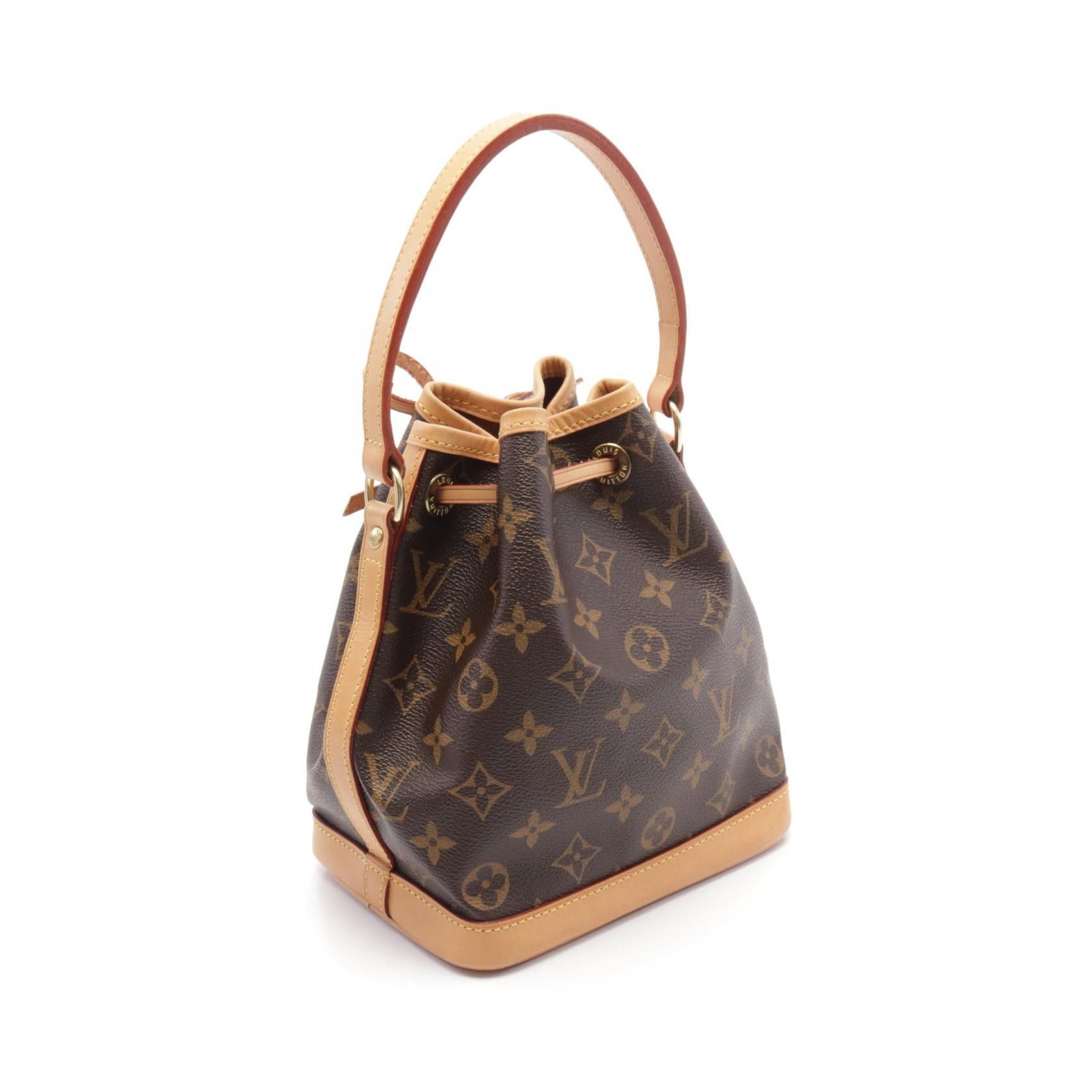 Louis Vuitton Louis Vuitton Mininoe Monogram Handbag Leather Brown Size ONE SIZE - 2 Thumbnail