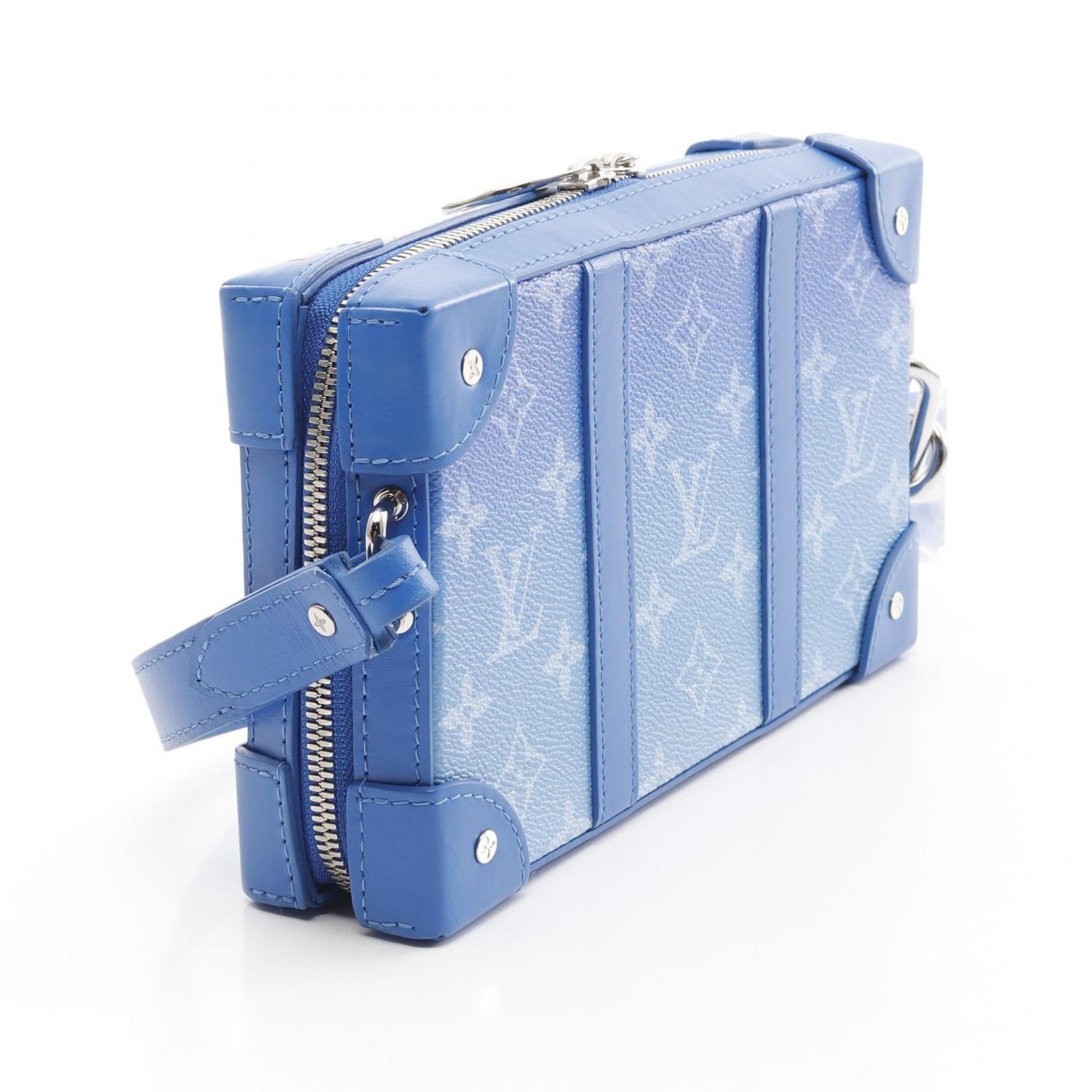 Louis Vuitton Louis Vuitton Soft Trunk Wallet Monogram Clouds Shoulder Bag Leather Blue White 20Aw Size ONE SIZE - 2 Thumbnail