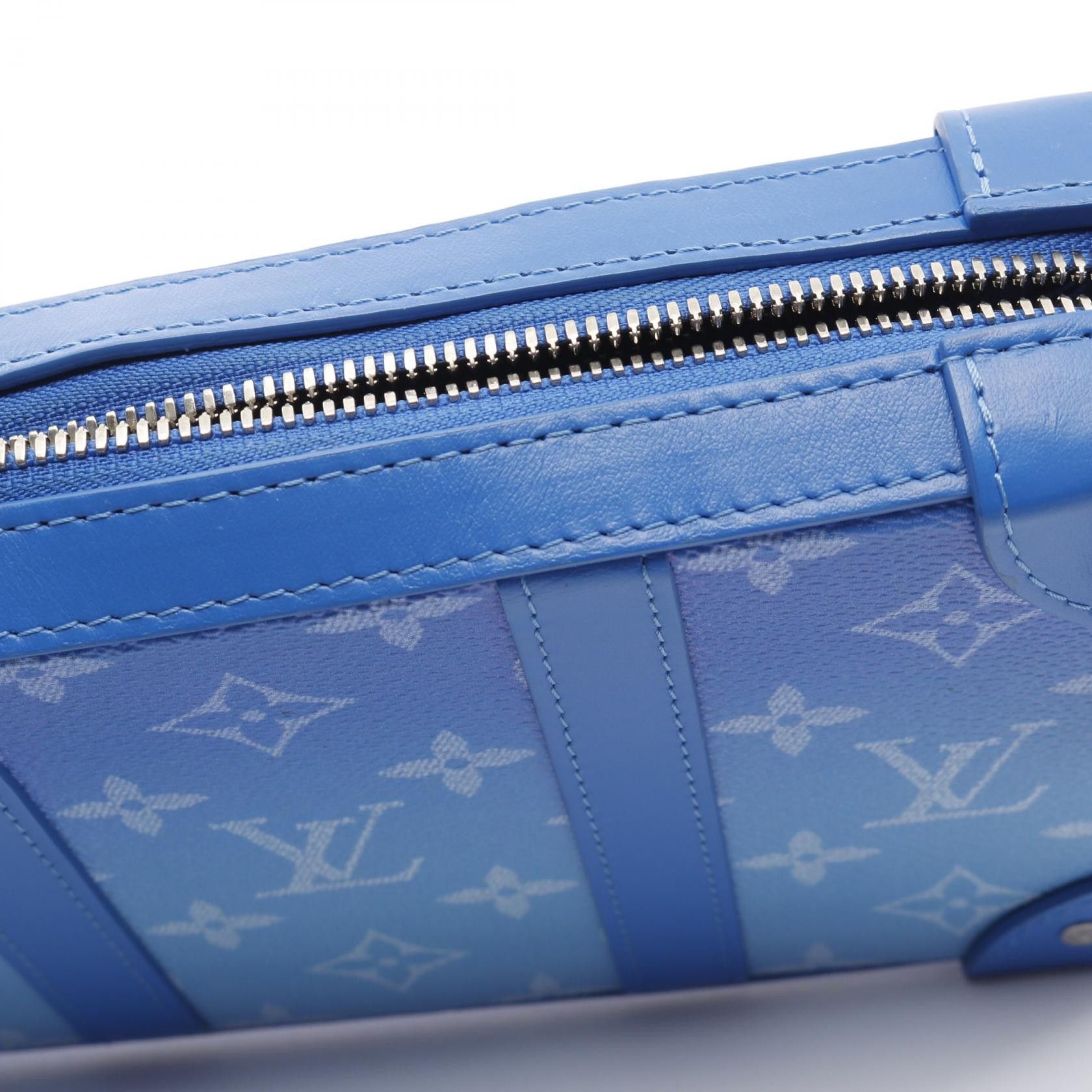 Louis Vuitton Louis Vuitton Soft Trunk Wallet Monogram Clouds Shoulder Bag Leather Blue White 20Aw Size ONE SIZE - 7 Thumbnail