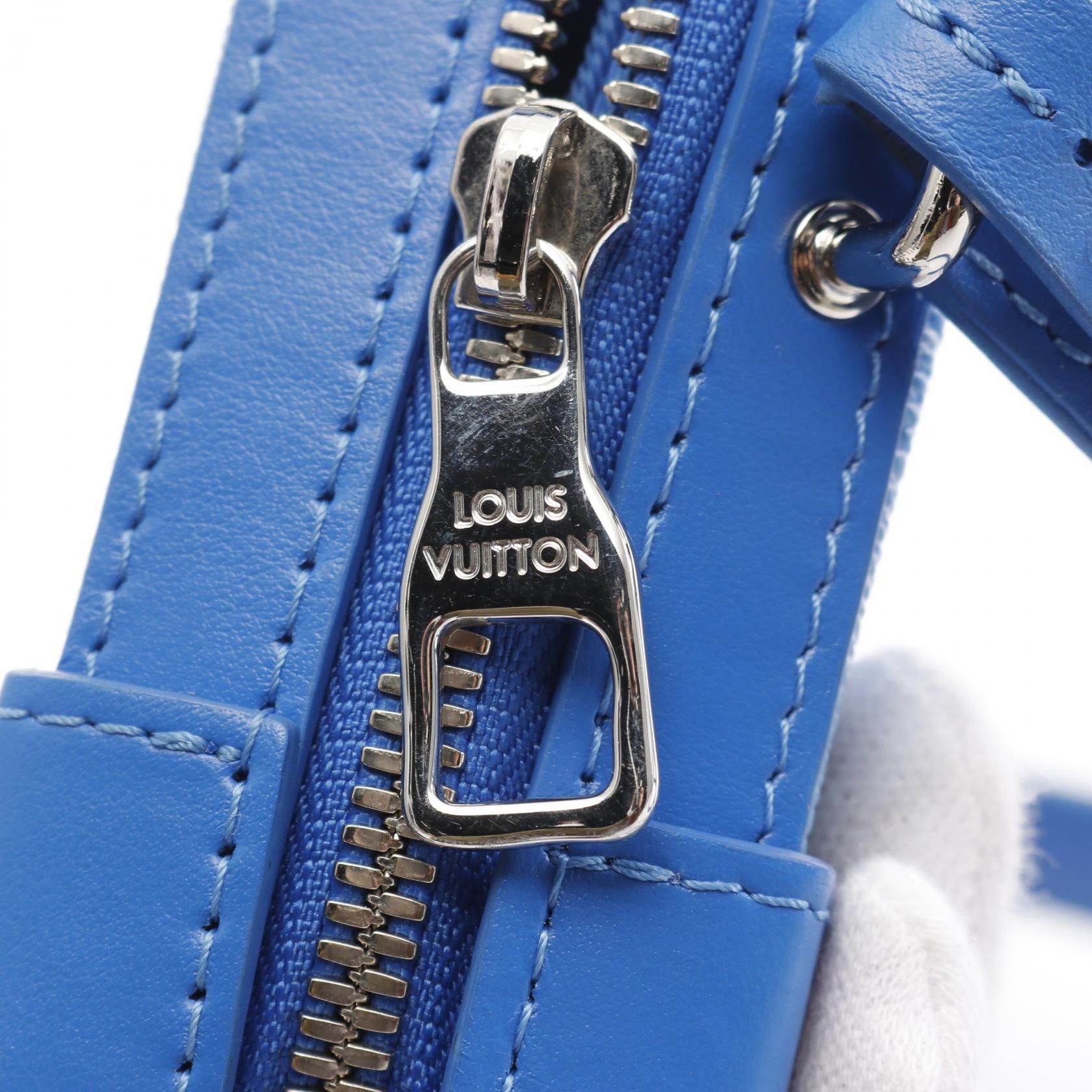Louis Vuitton Louis Vuitton Soft Trunk Wallet Monogram Clouds Shoulder Bag Leather Blue White 20Aw Size ONE SIZE - 8 Thumbnail