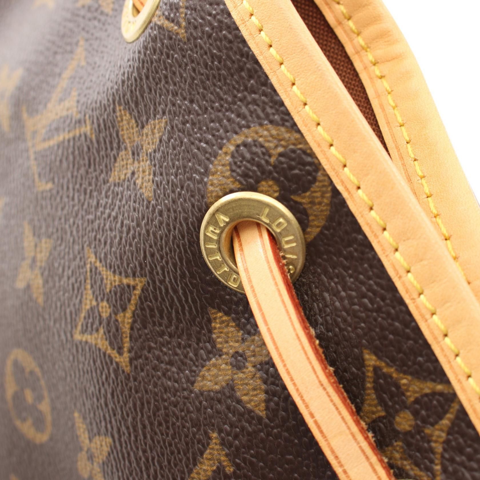 Louis Vuitton Louis Vuitton Mininoe Monogram Handbag Leather Brown Size ONE SIZE - 12 Thumbnail