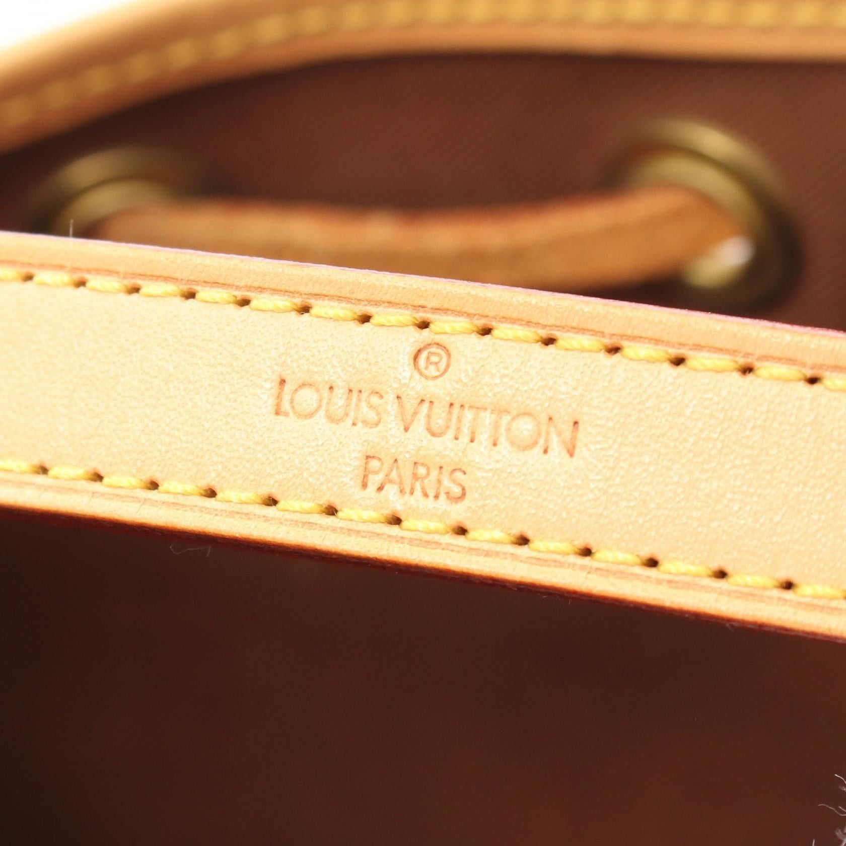 Louis Vuitton Louis Vuitton Mininoe Monogram Handbag Leather Brown Size ONE SIZE - 4 Thumbnail